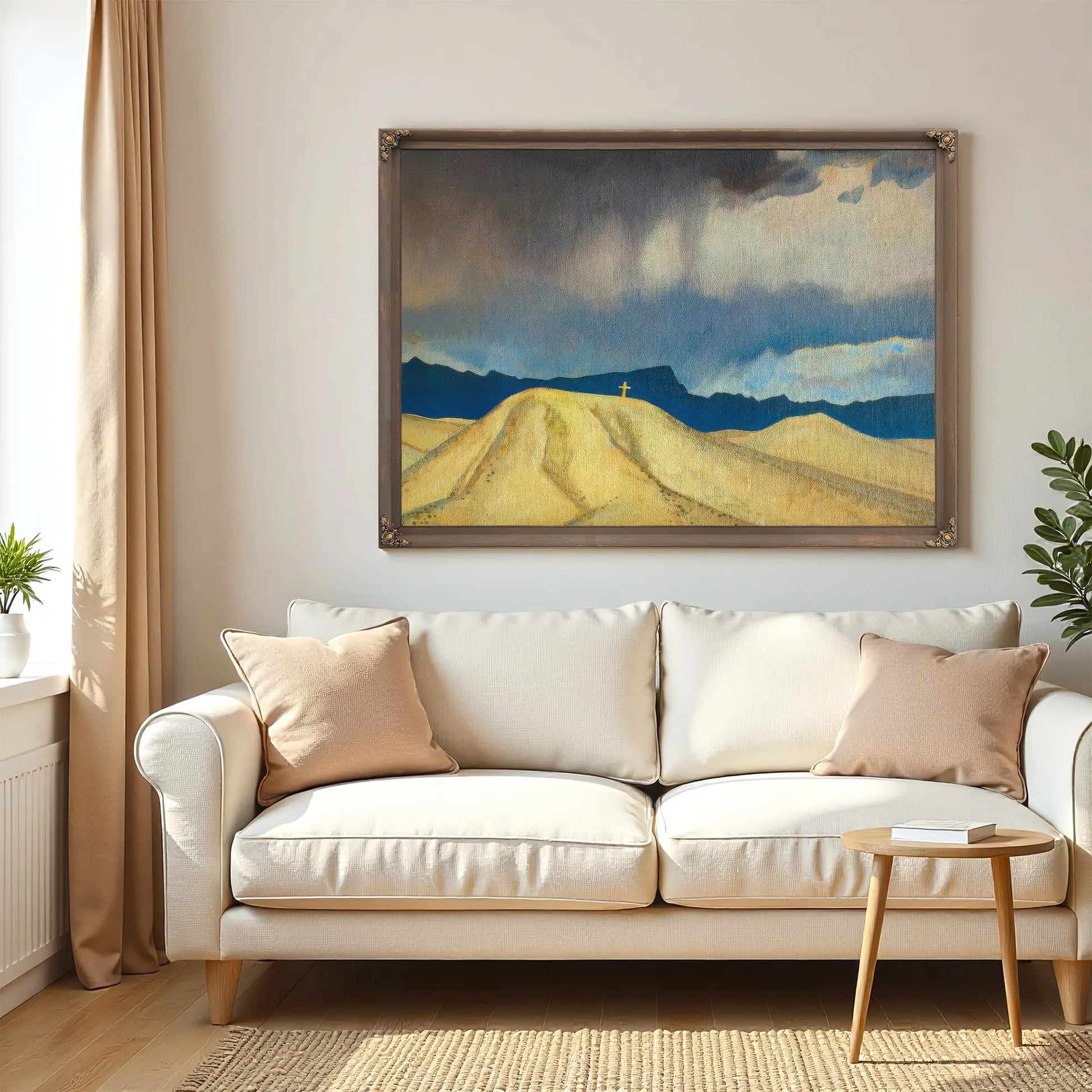 Cross On The Hill By Maynard Dixon Fine Art Print