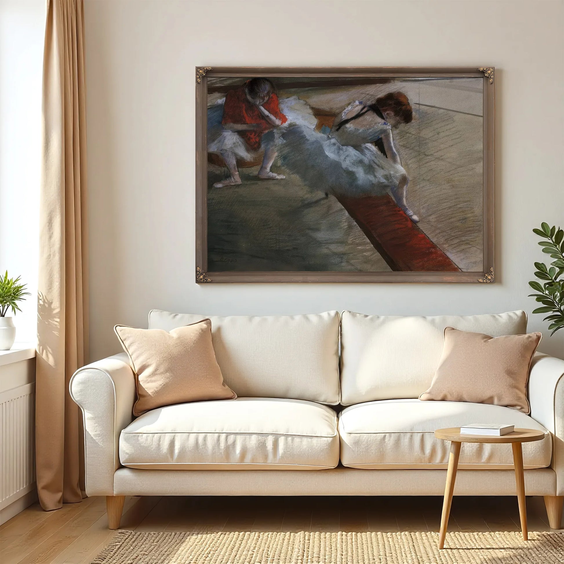 Dancers Resting By Edgar Degas Fine Art Print