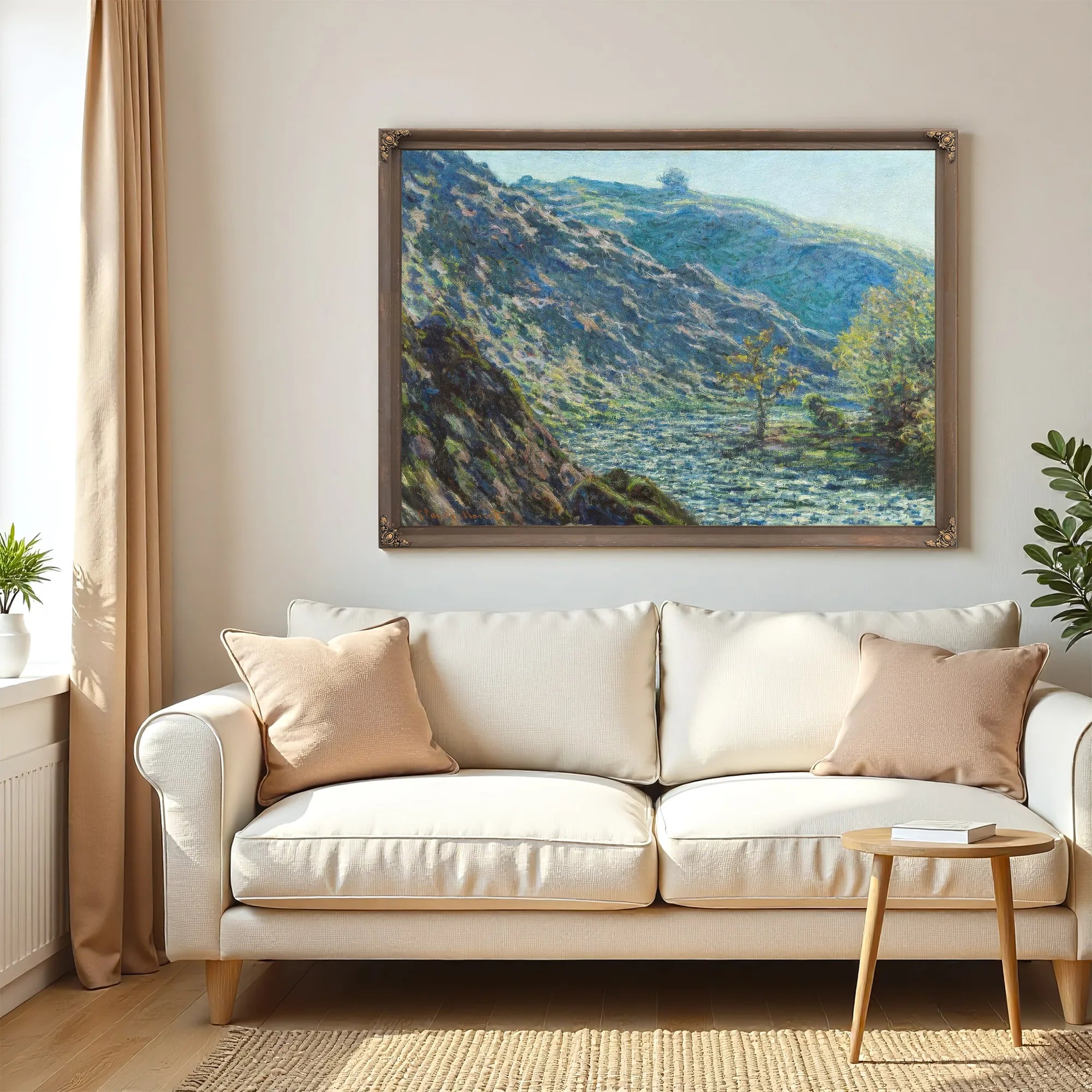 The Petite Creuse River By Claude Monet Fine Art Print