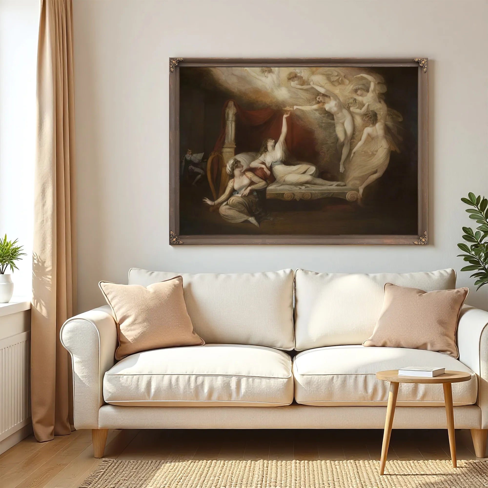 The Vision Of Catherine Of Aragon By Henry Fuseli Fine Art Print