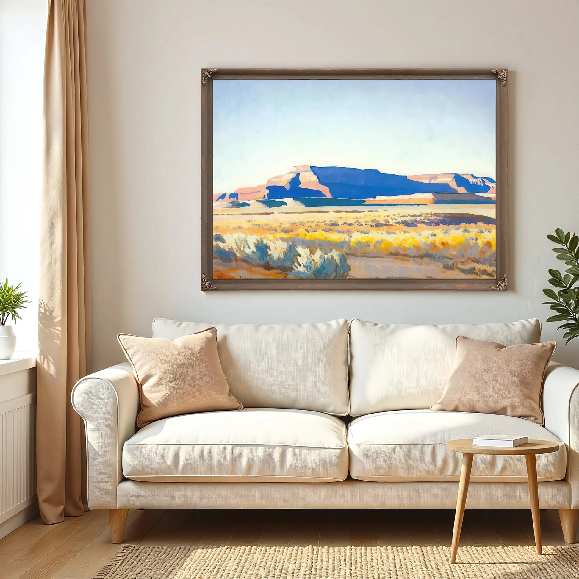 Striped Mesa By Maynard Dixon Fine Art Print
