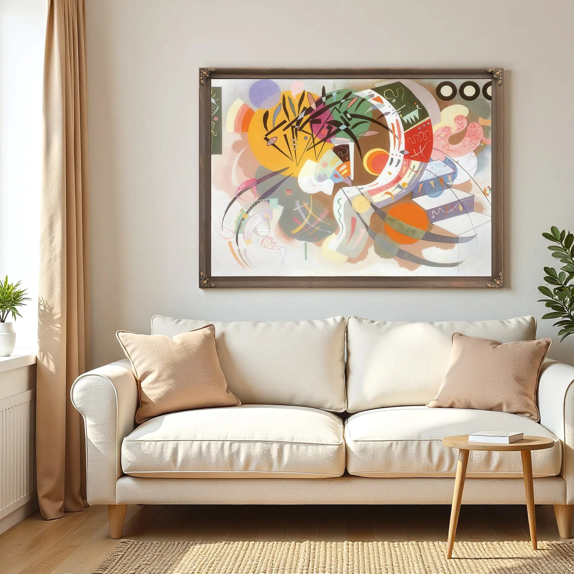 Dominant Curve By Wassily Kandinsky Fine Art Print