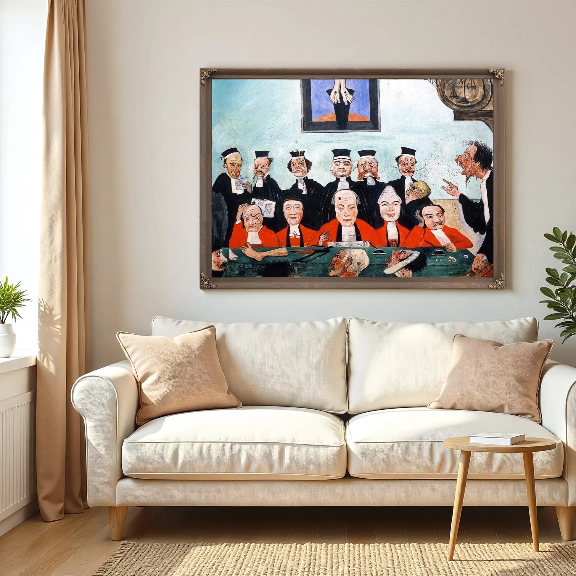 The Wise Judges By James Ensor Fine Art Print
