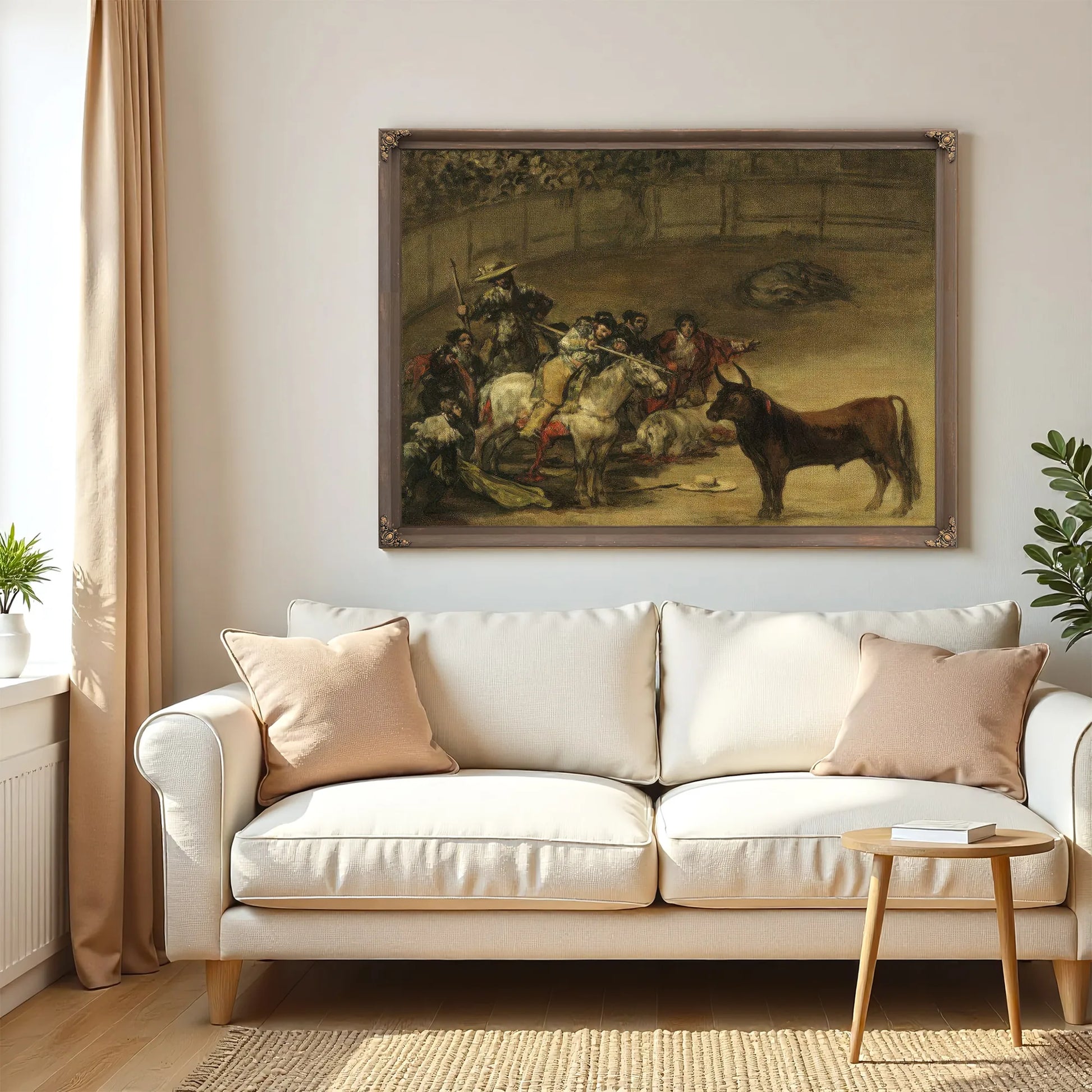 Bullfight Suerte De Varas By Francisco De Goya Fine Art Print