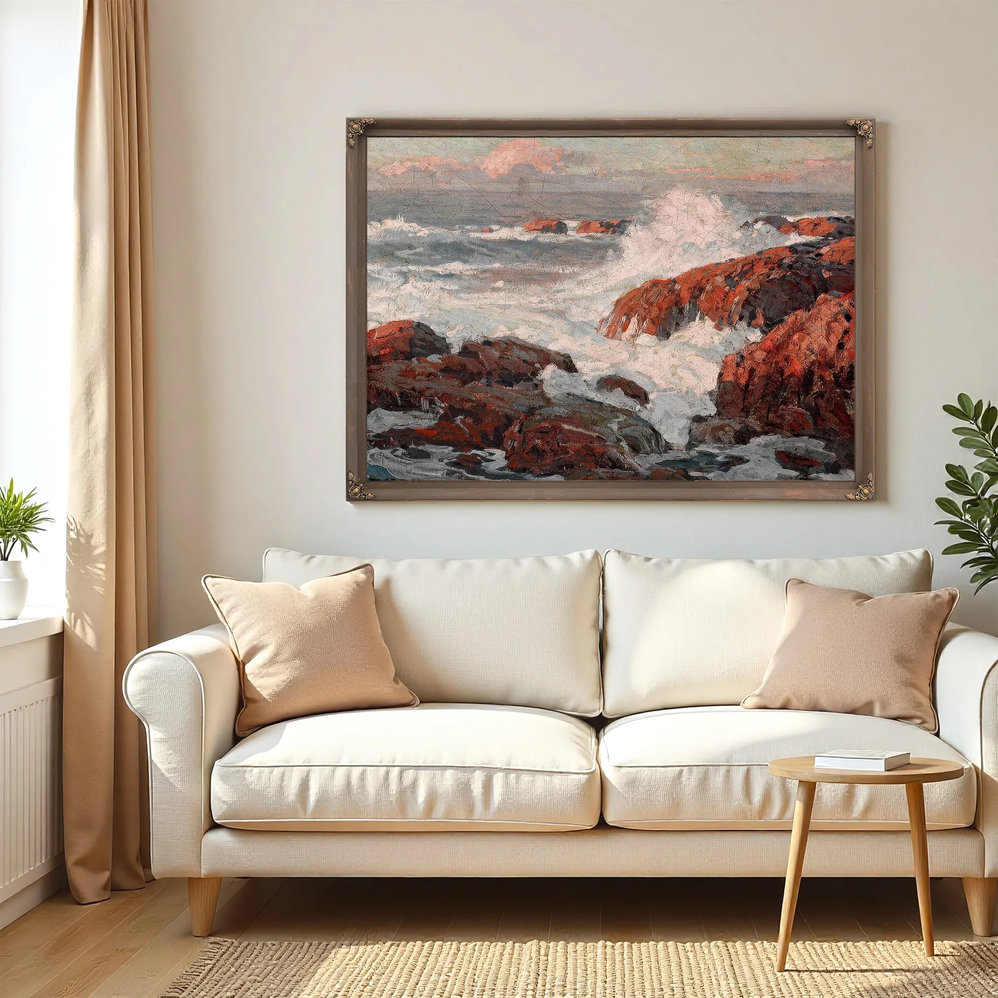 Crashing Waves By Edgar Payne Fine Art Print