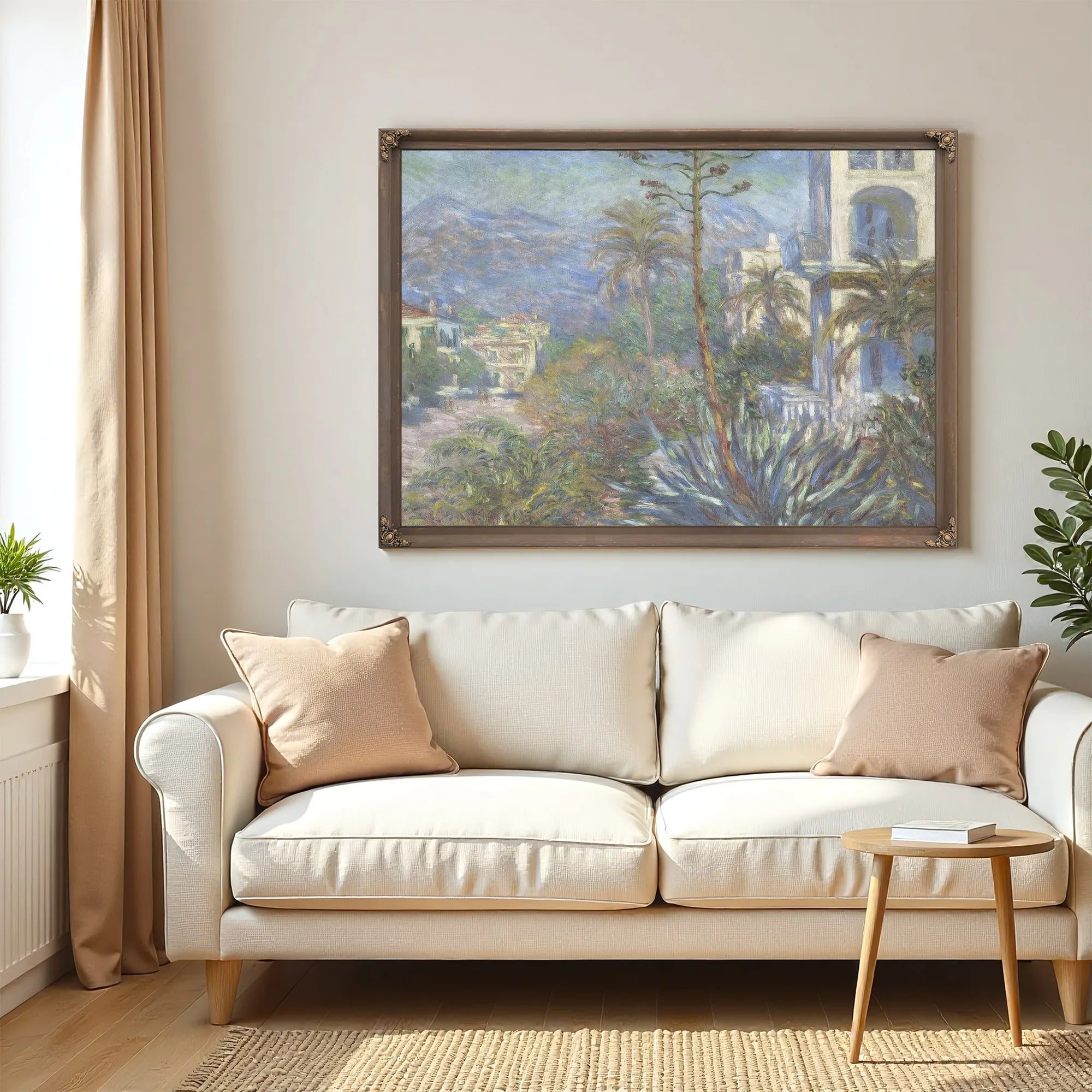 Villas At Bordighera By Claude Monet Fine Art Print