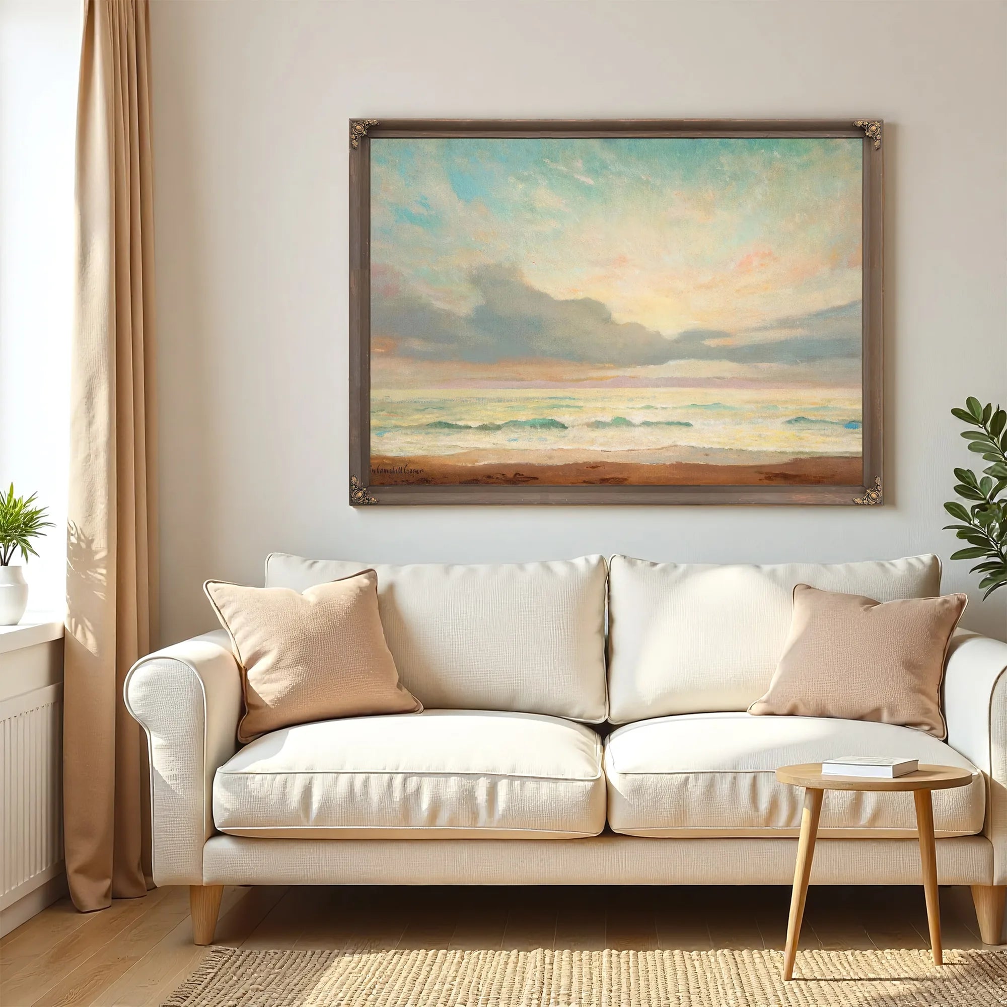 Sunset On The Channel By Colin Campbell Cooper Fine Art Print