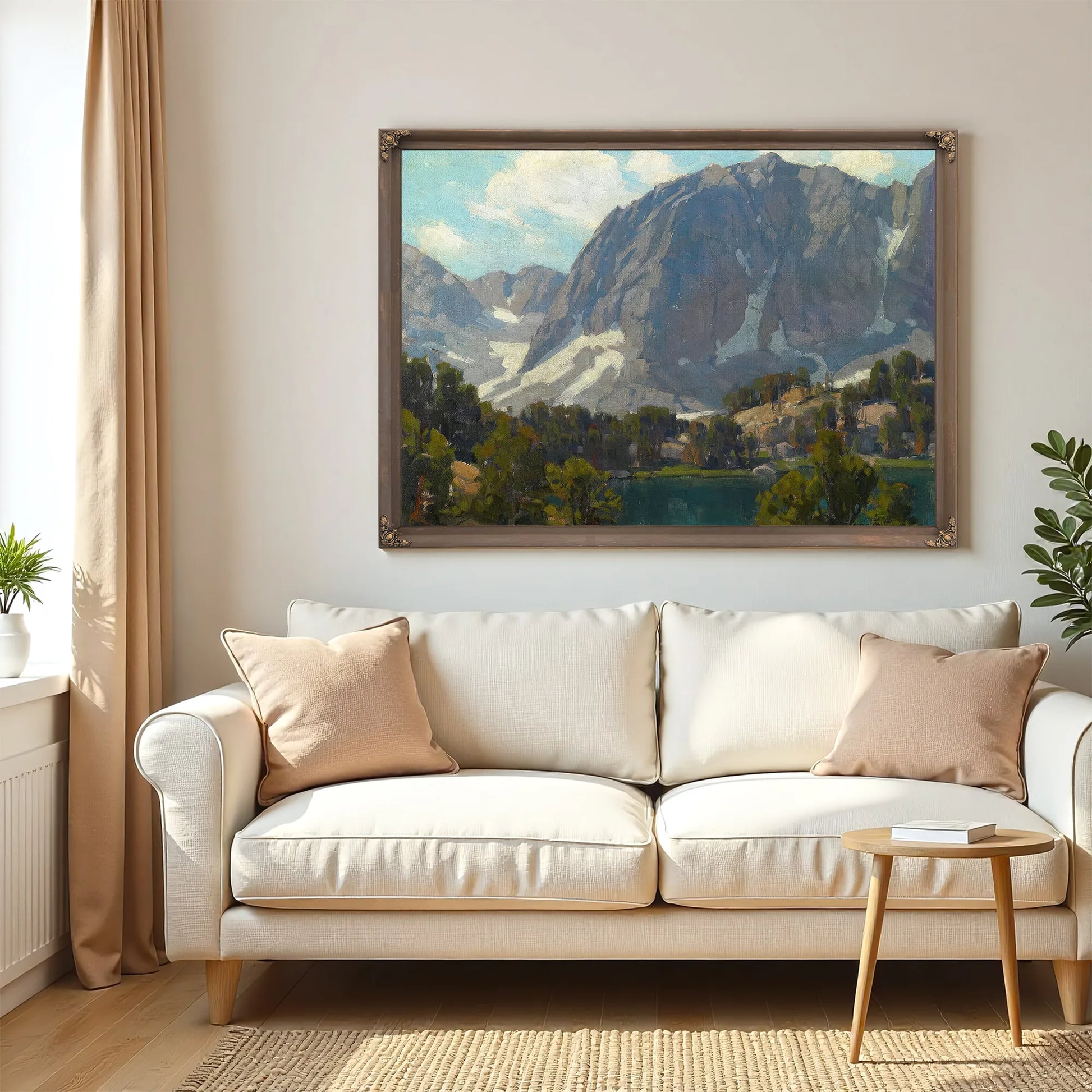 Big Pine Lake (First Lake, Inyo County) By Edgar Payne Fine Art Print