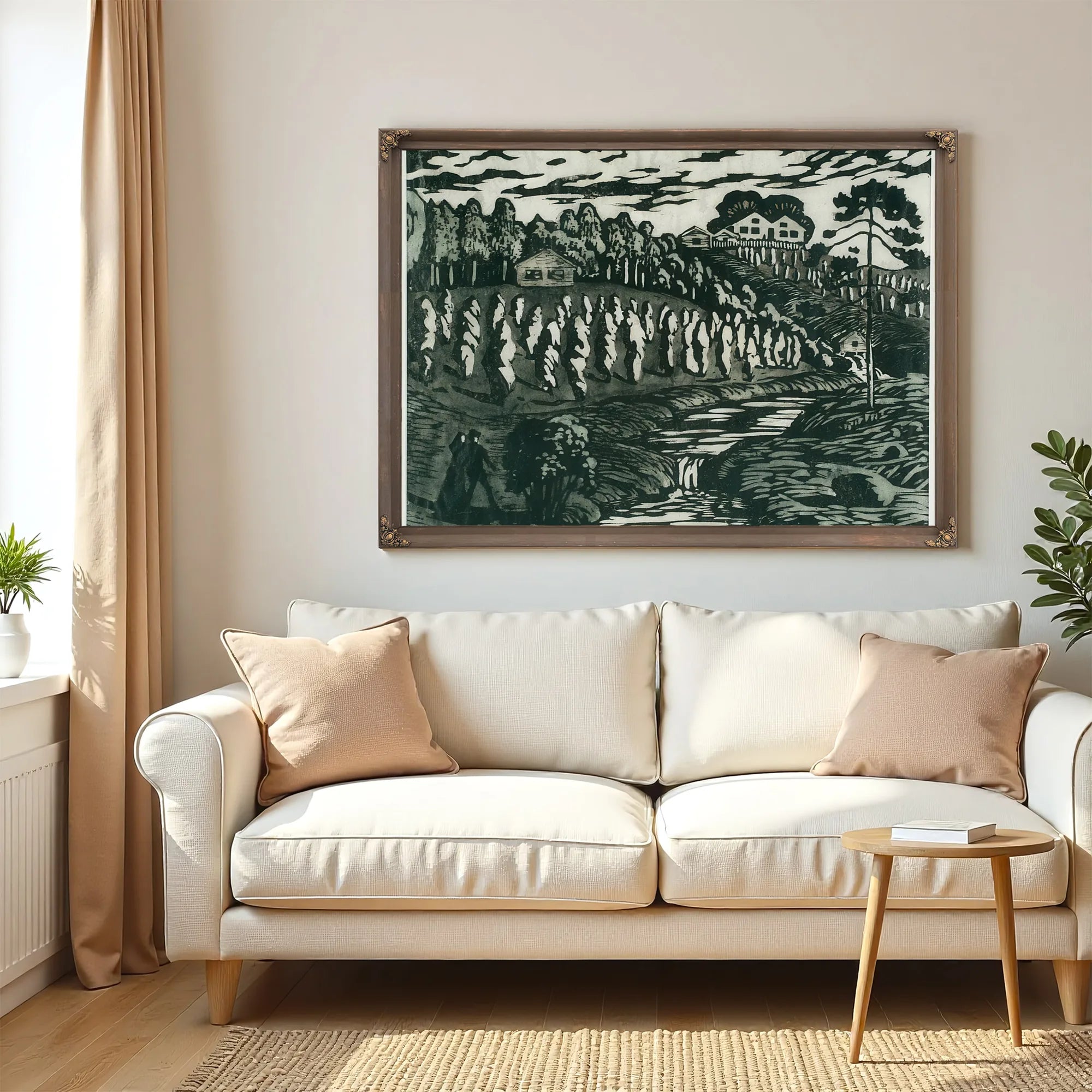 Large Stook 4 By Nicolai Astrup Fine Art Print