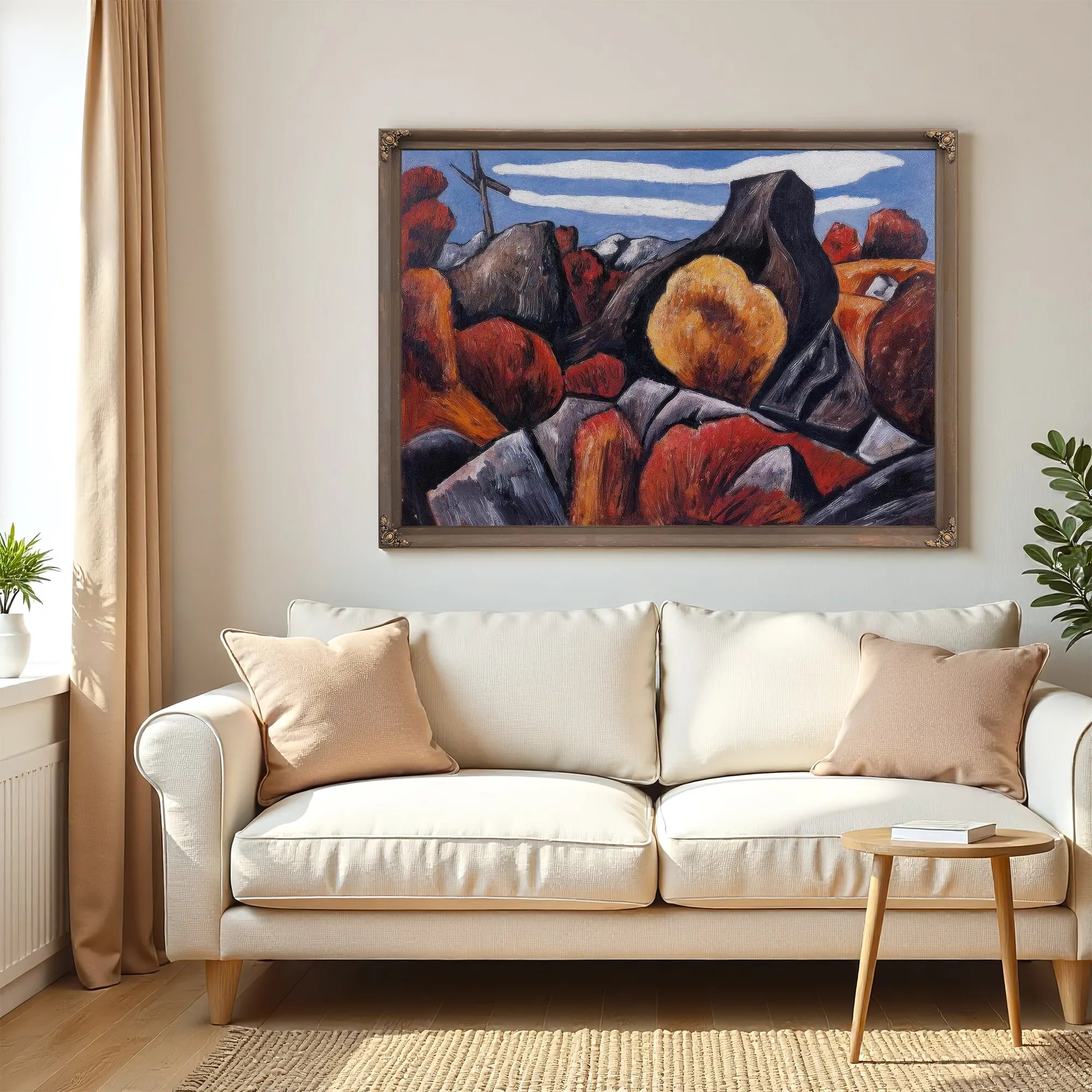 Mountains In Stone Dogtown By Marsden Hartley Fine Art Print