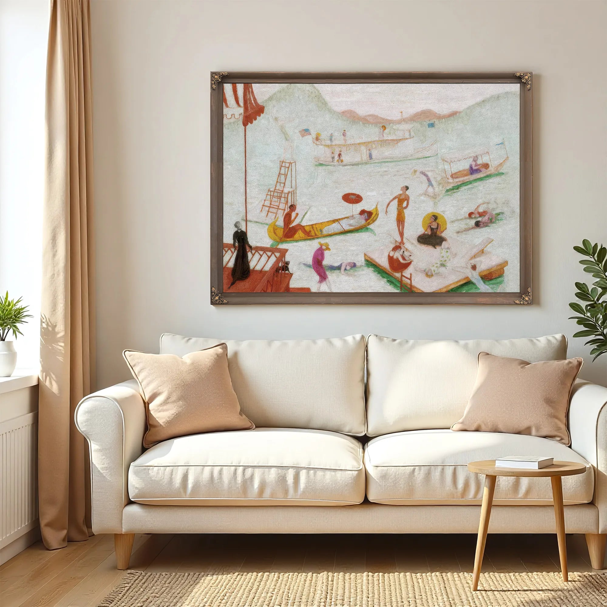 Ake Placid 1919 By Florine Stettheimer Fine Art Print