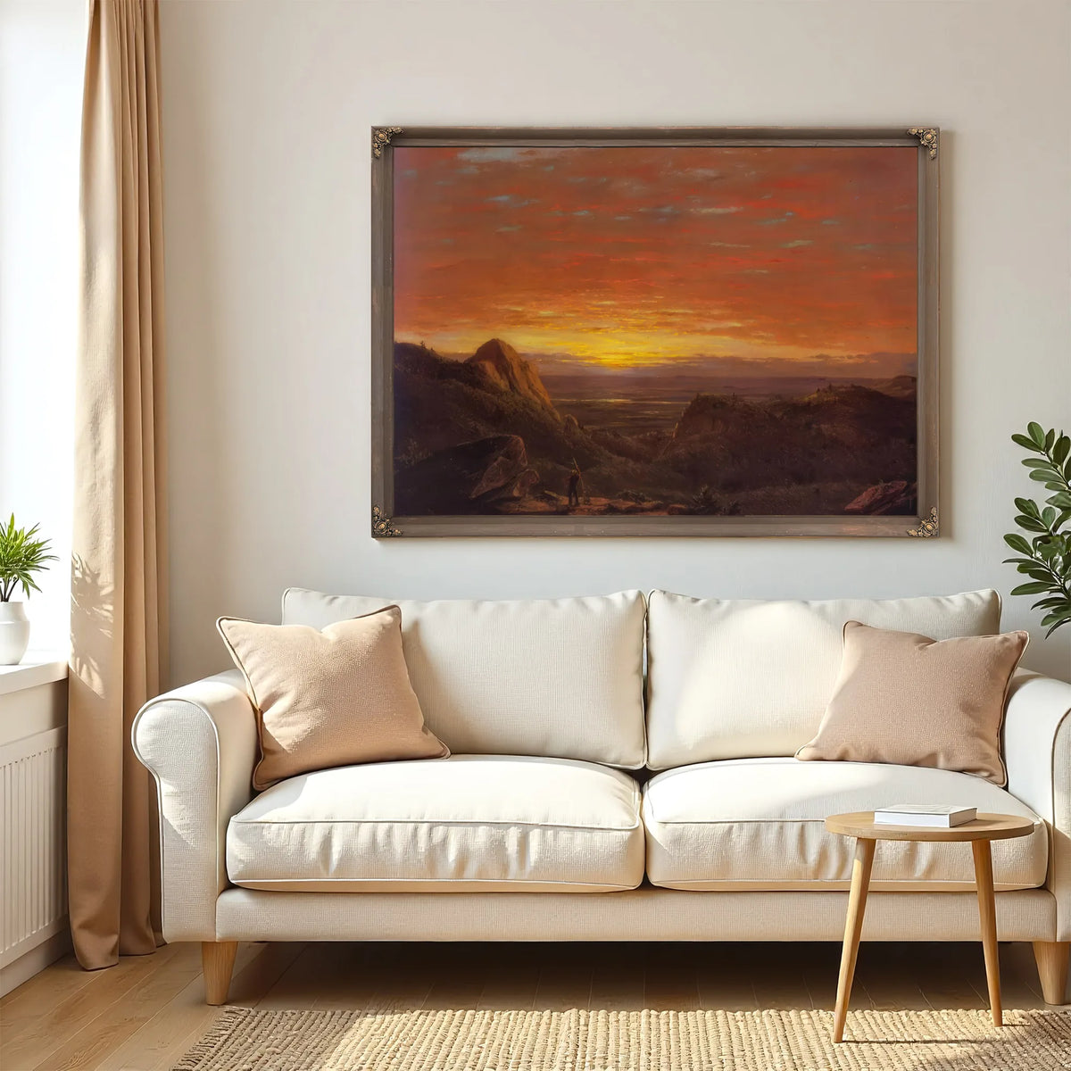 Morning 1848 By Frederic Edwin Church Fine Art Print