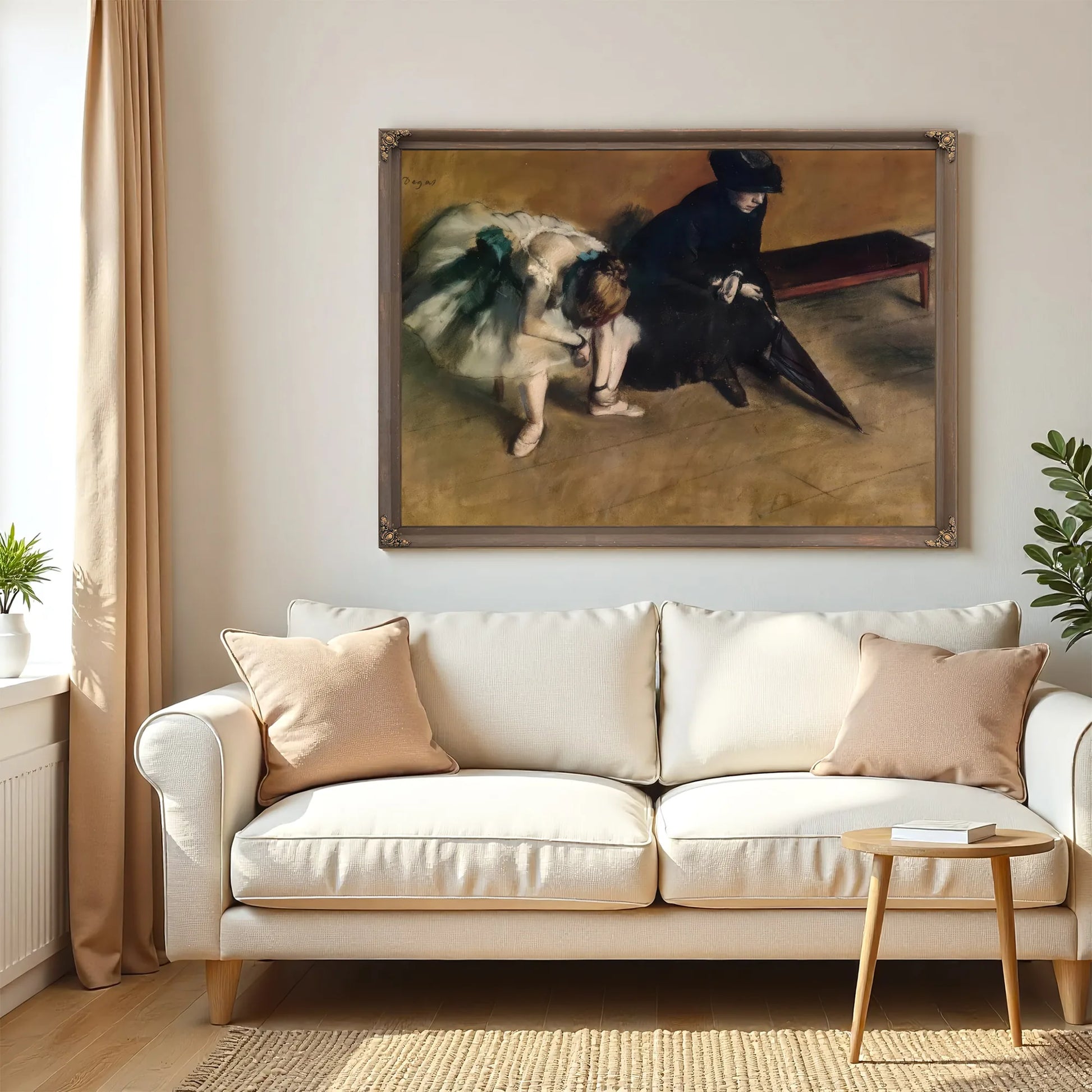 Woman By Edgar Degas Fine Art Print