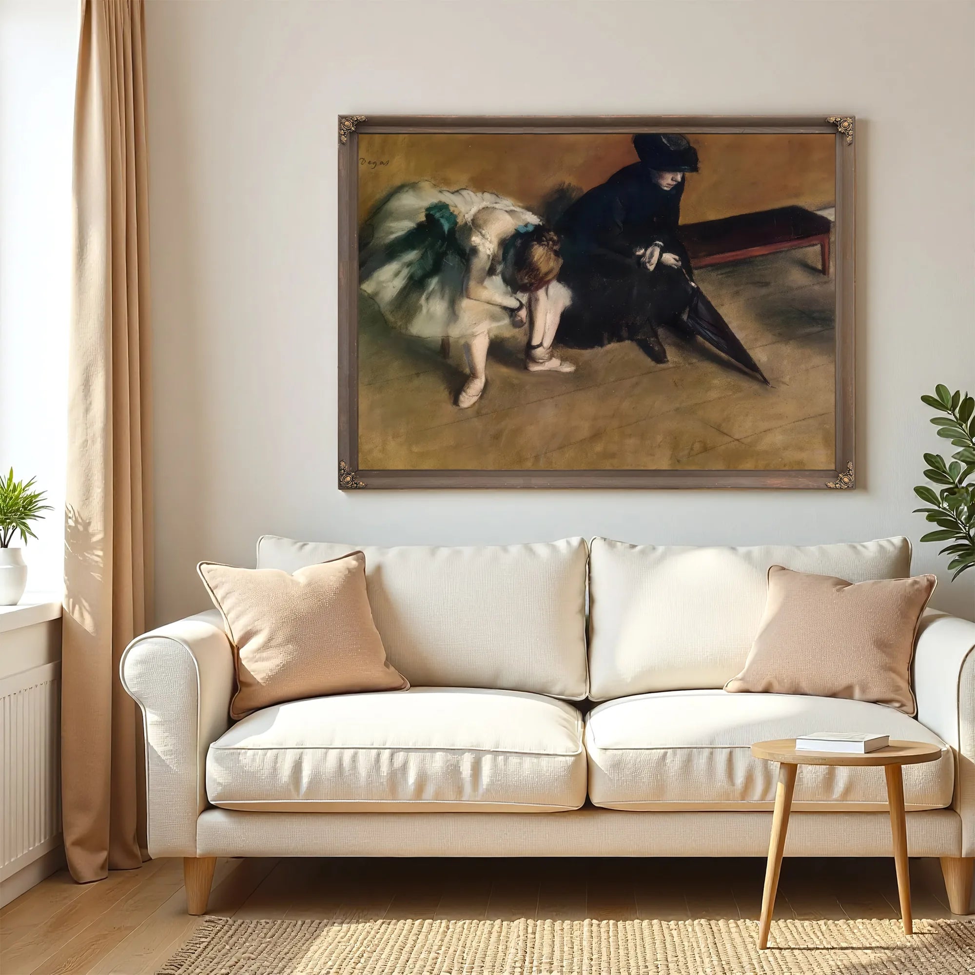 Woman By Edgar Degas Fine Art Print