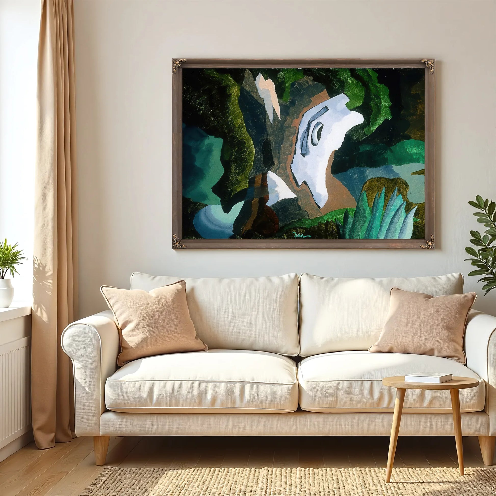 Neighborly Attempt At Murder By Arthur Dove Fine Art Print
