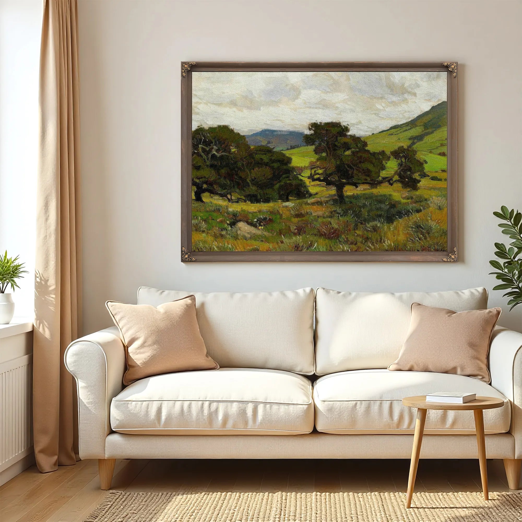 California Hills By William Wendt Fine Art Print