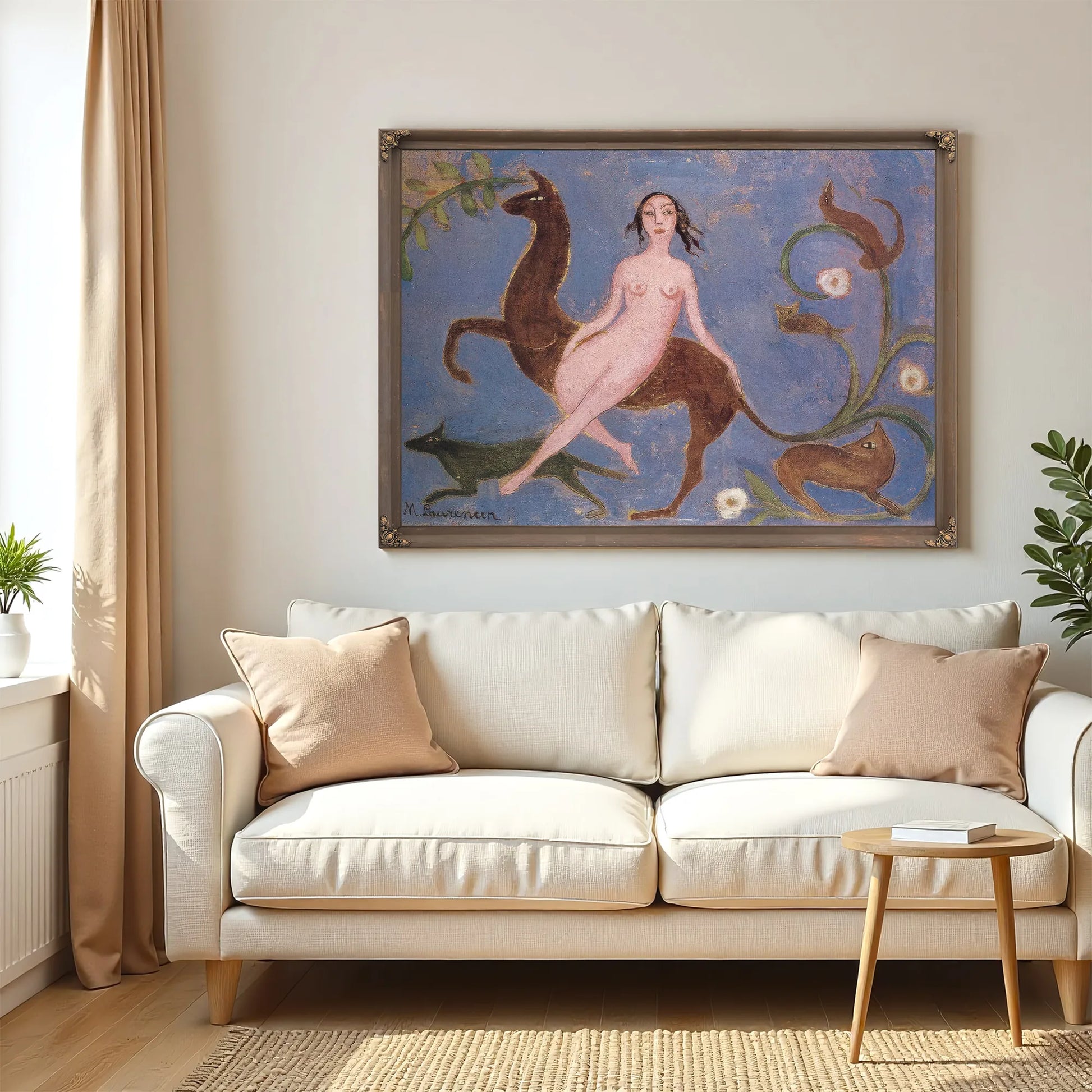 Diane Hunting 1908 By Marie Laurencin Fine Art Print