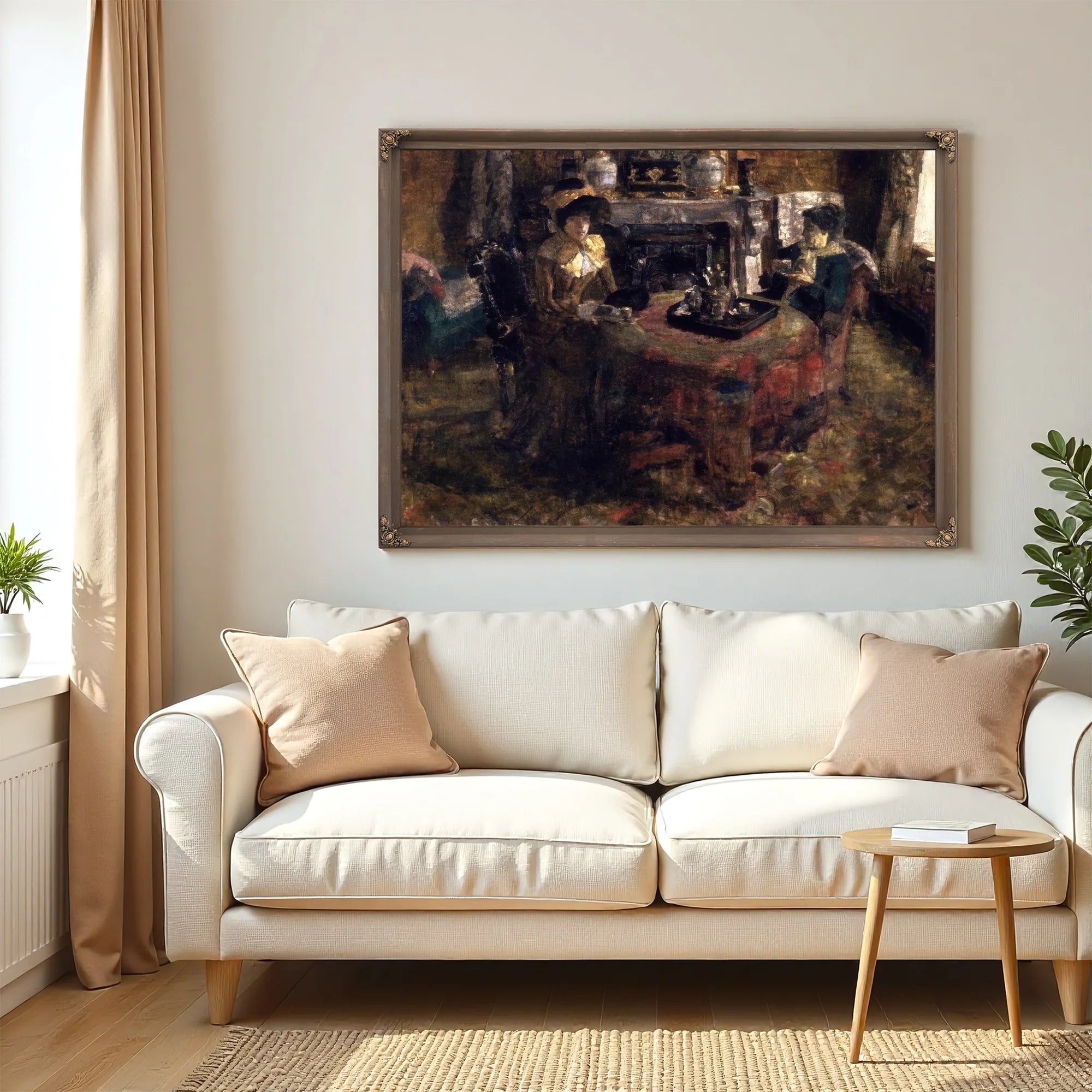 Afternoon In Ostend By James Ensor Fine Art Print