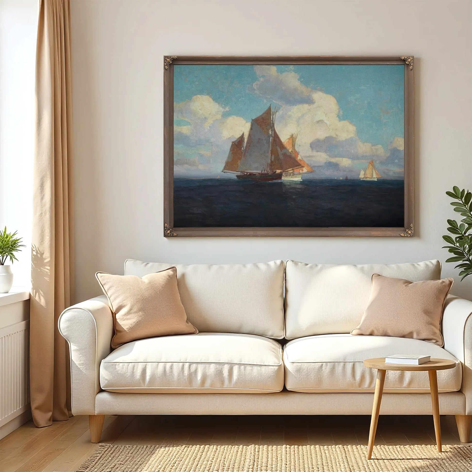 The Fleet Returning At Day's End By Edgar Payne Fine Art Print