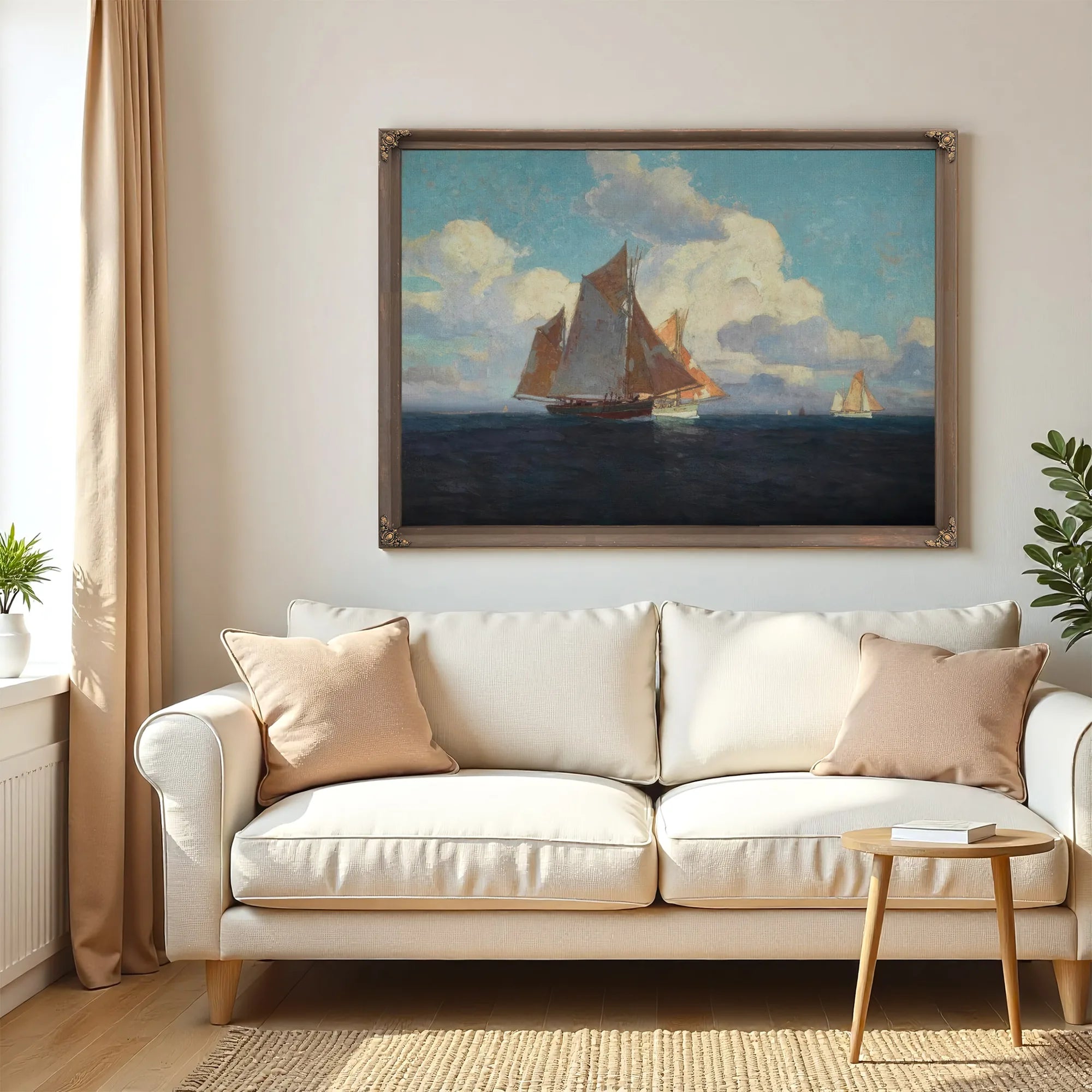 The Fleet Returning At Day's End By Edgar Payne Fine Art Print