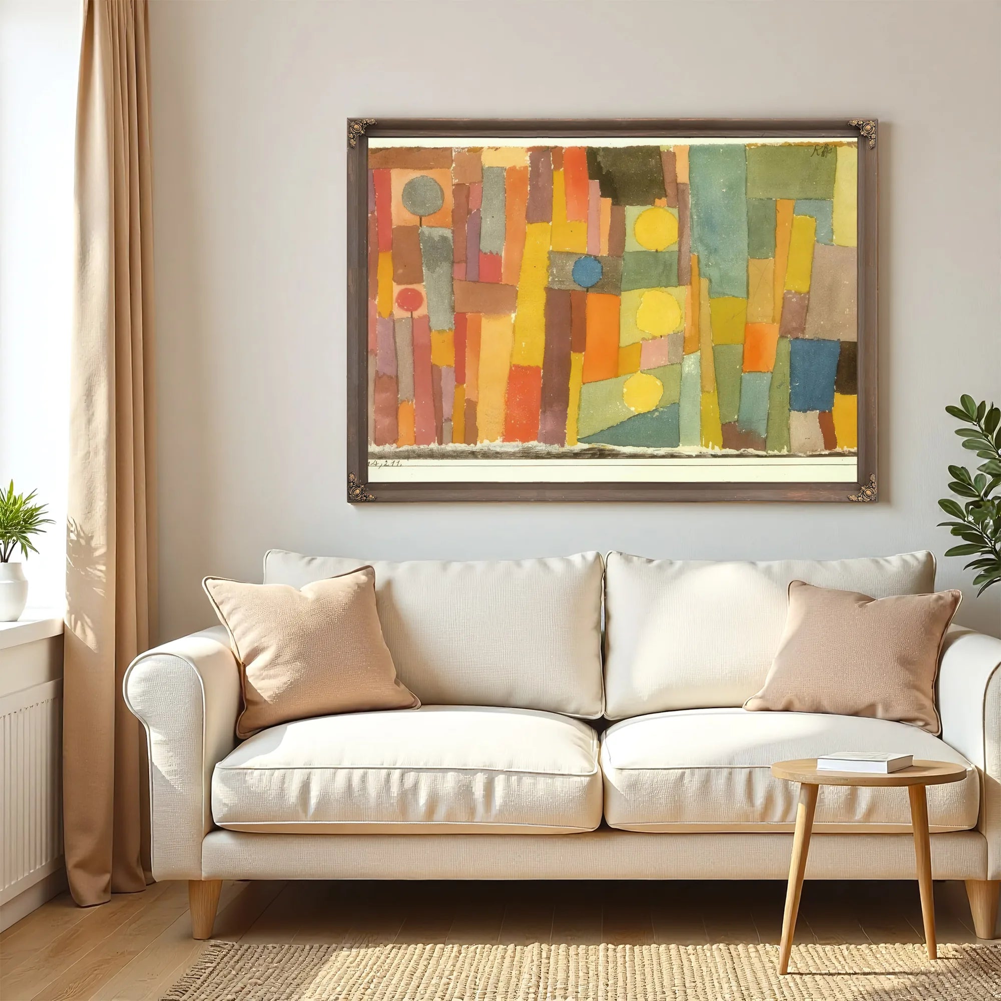In The Style Of Kairouan Transferred To The Moderate 1914 211 By Paul Klee Fine Art Print
