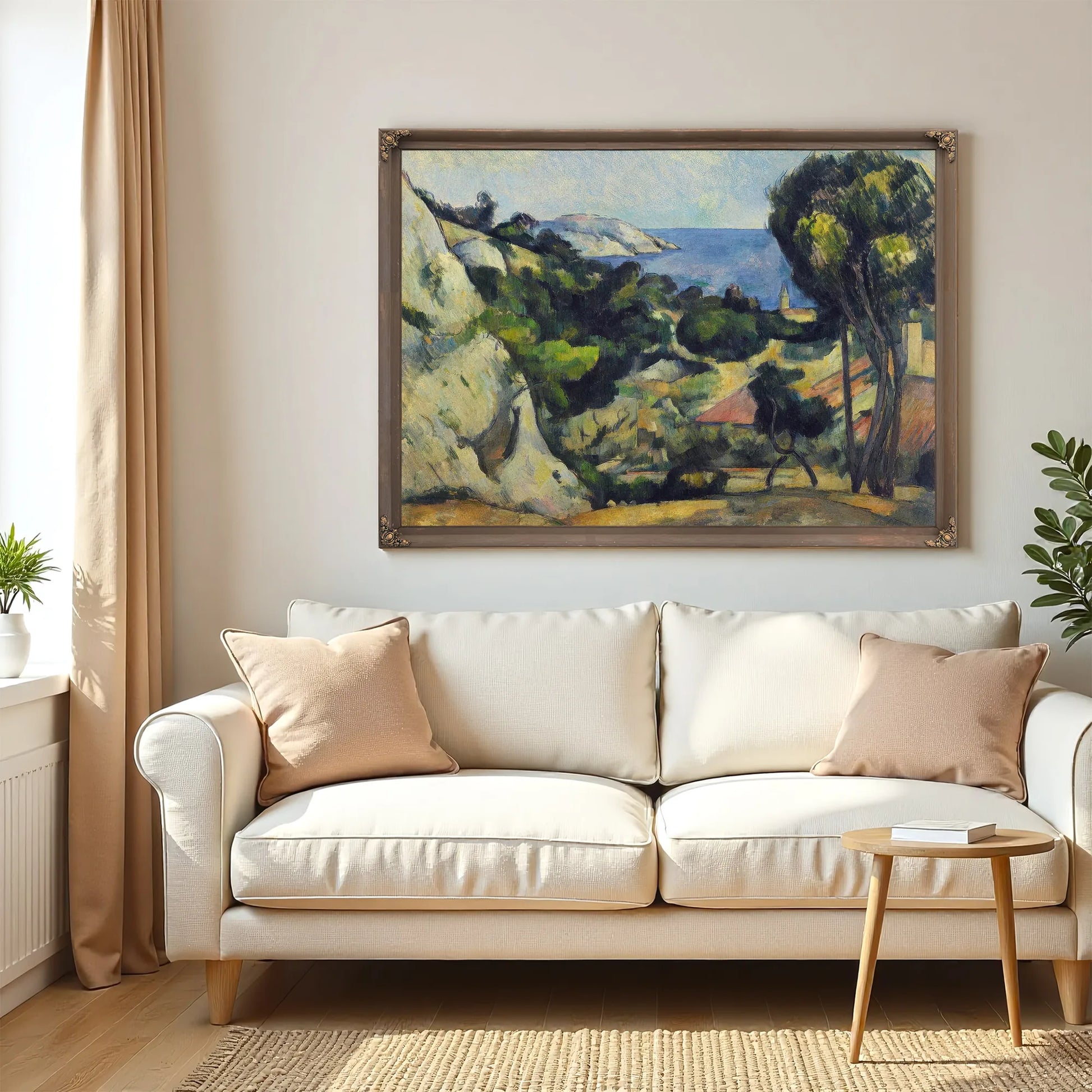Lestaque By Paul Cezanne Fine Art Print