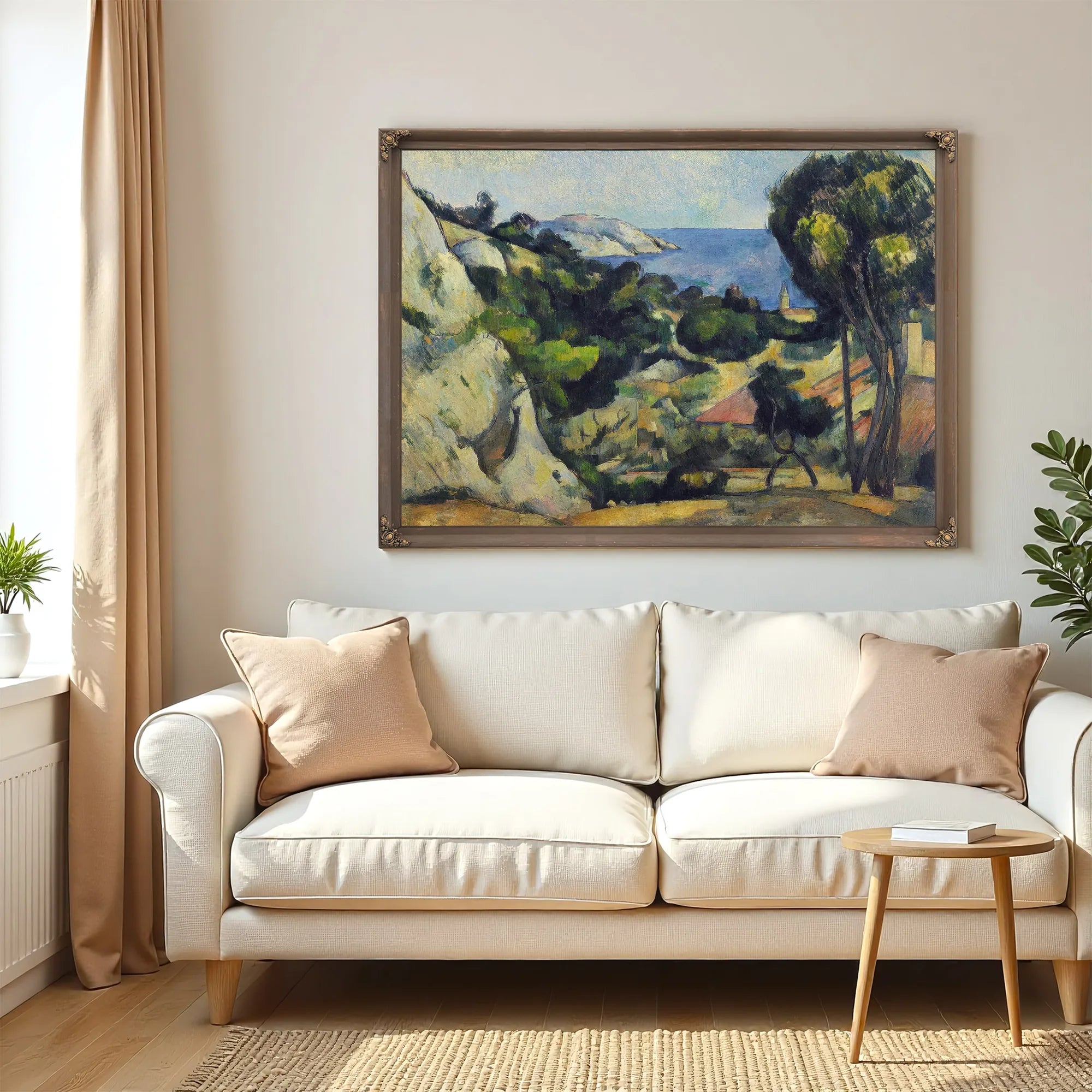 Lestaque By Paul Cezanne Fine Art Print
