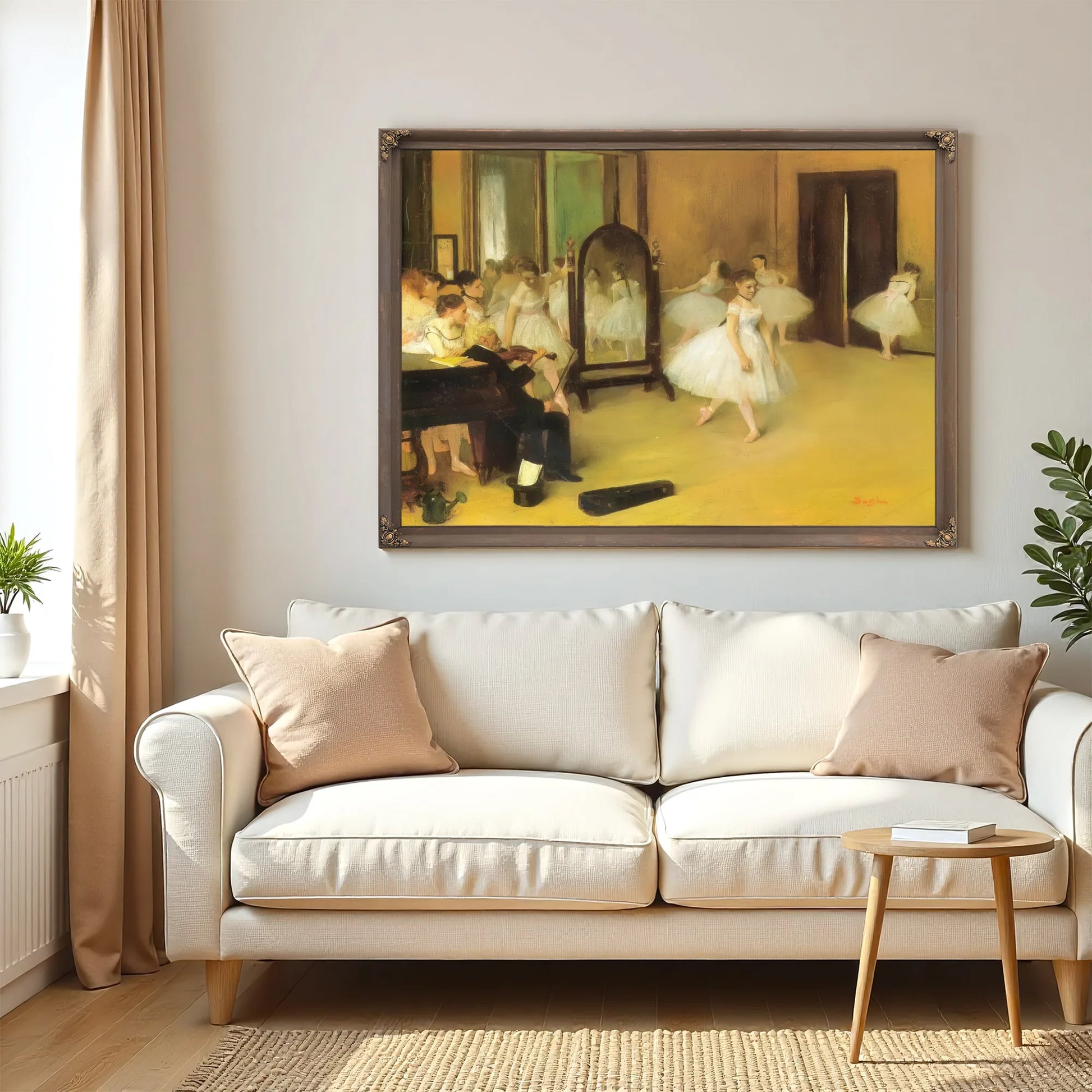 Dance Class By Edgar Degas Fine Art Print