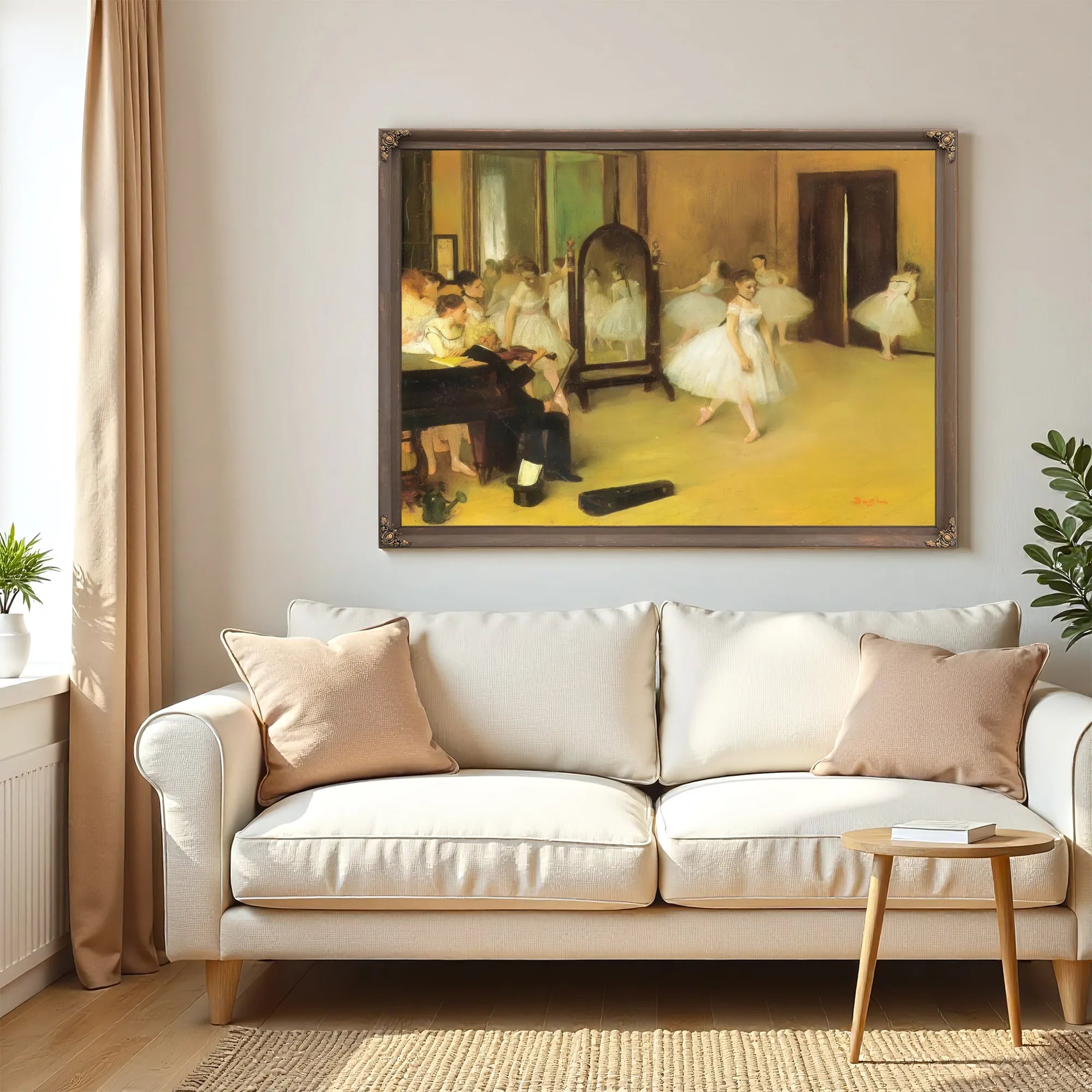 Dance Class By Edgar Degas Fine Art Print