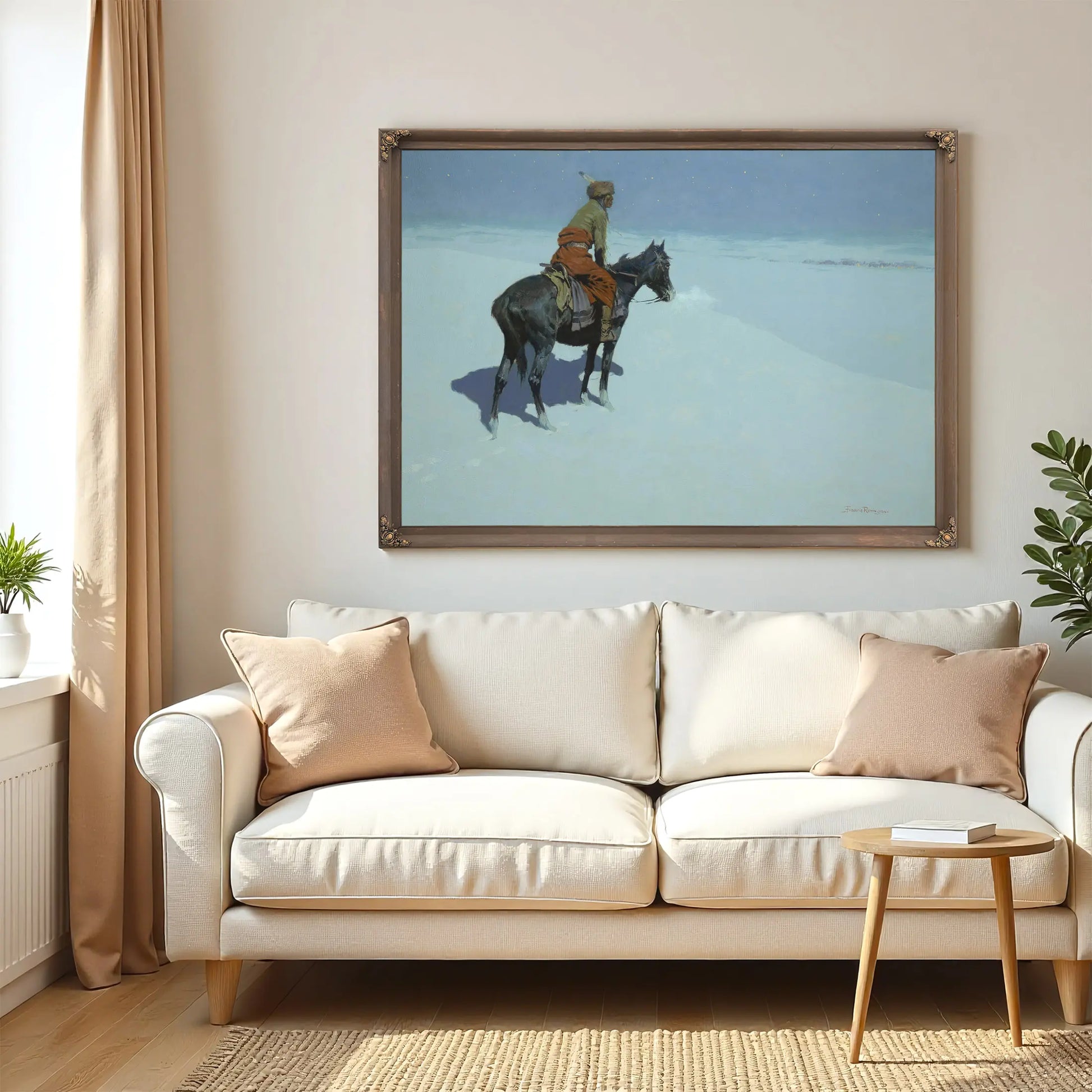 Friends Or Foes The Scout by Frederic Remington