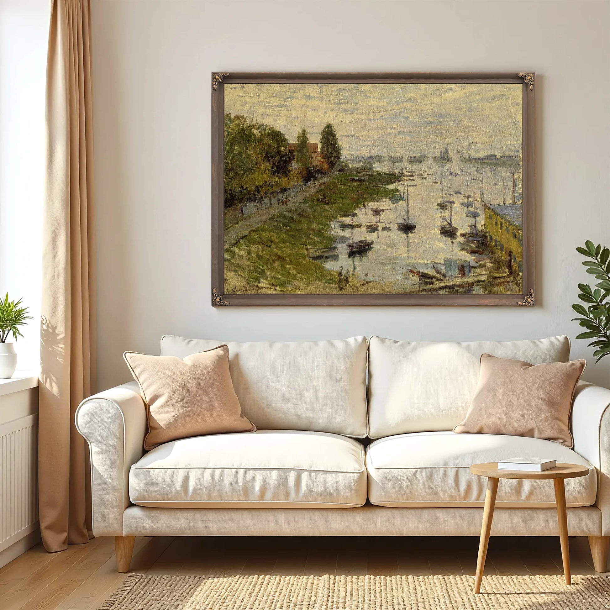 The Port Of Argenteuil (Le Bassin De Argenteuil) By Claude Monet Fine Art Print