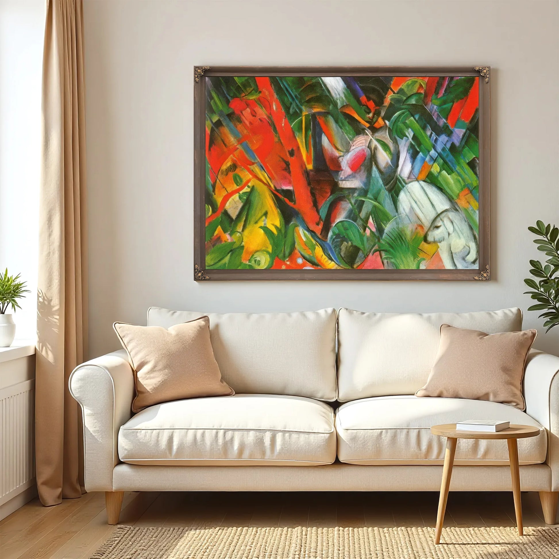 Rain By Franz Marc Fine Art Print