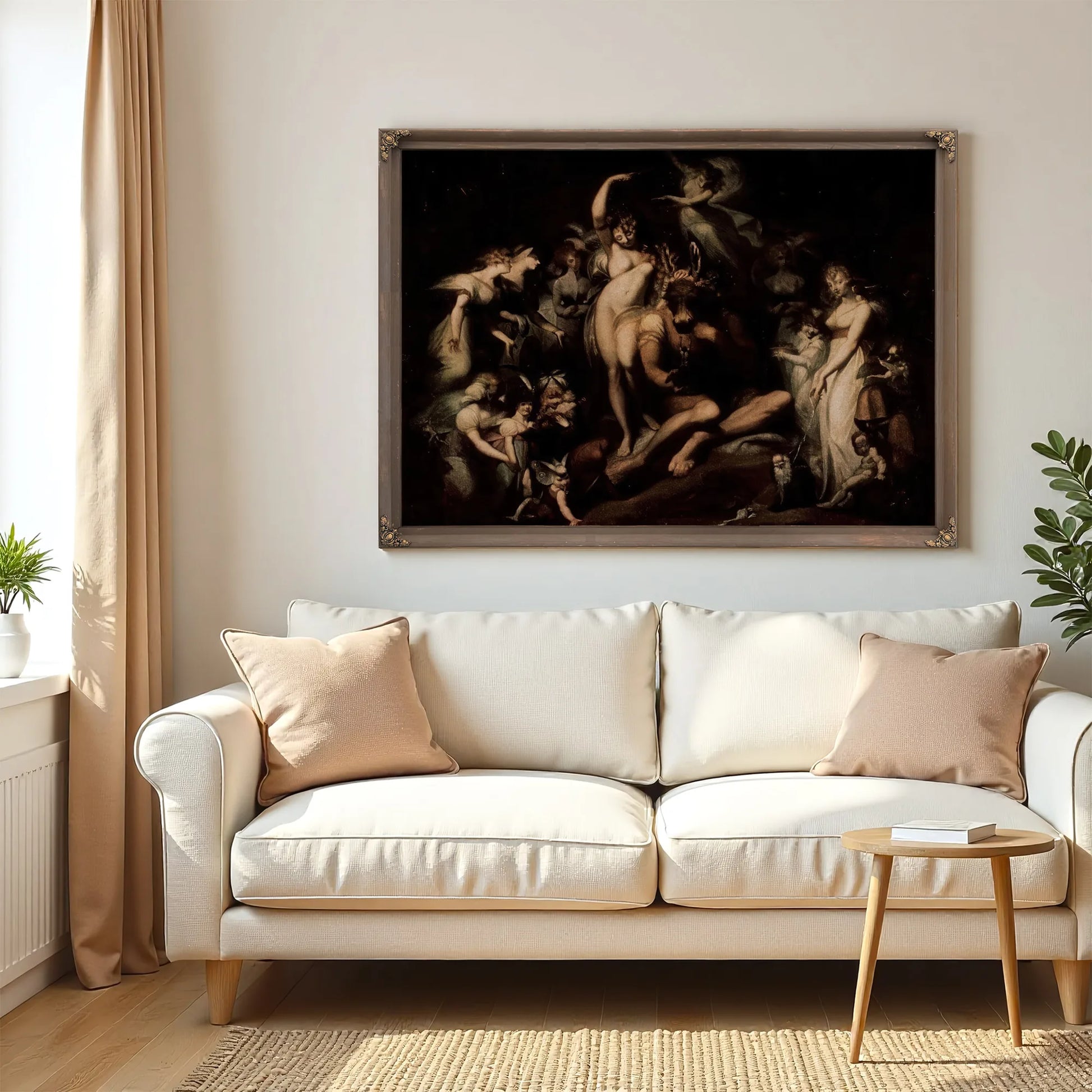 Titania And Bottom By Henry Fuseli Fine Art Print