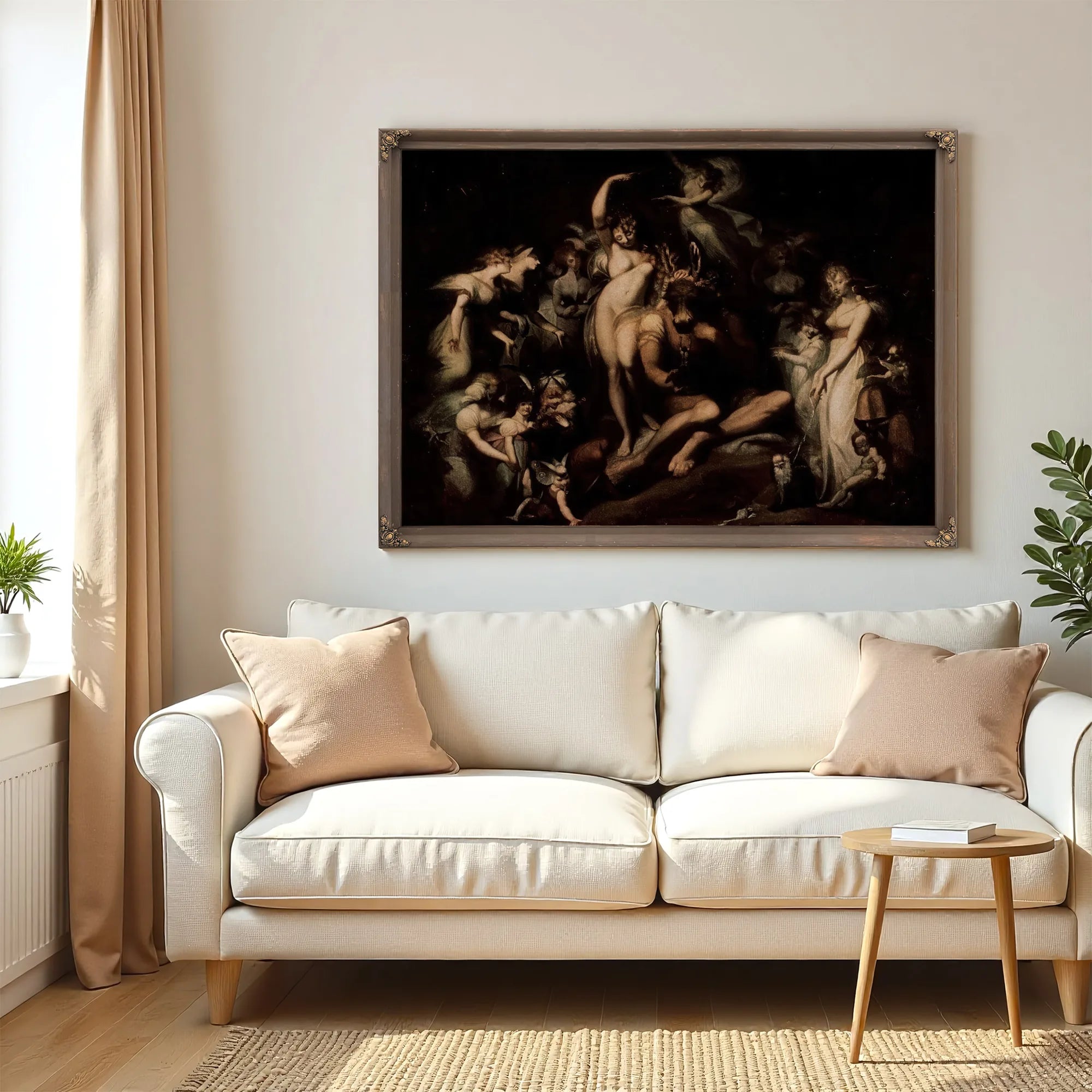 Titania And Bottom By Henry Fuseli Fine Art Print