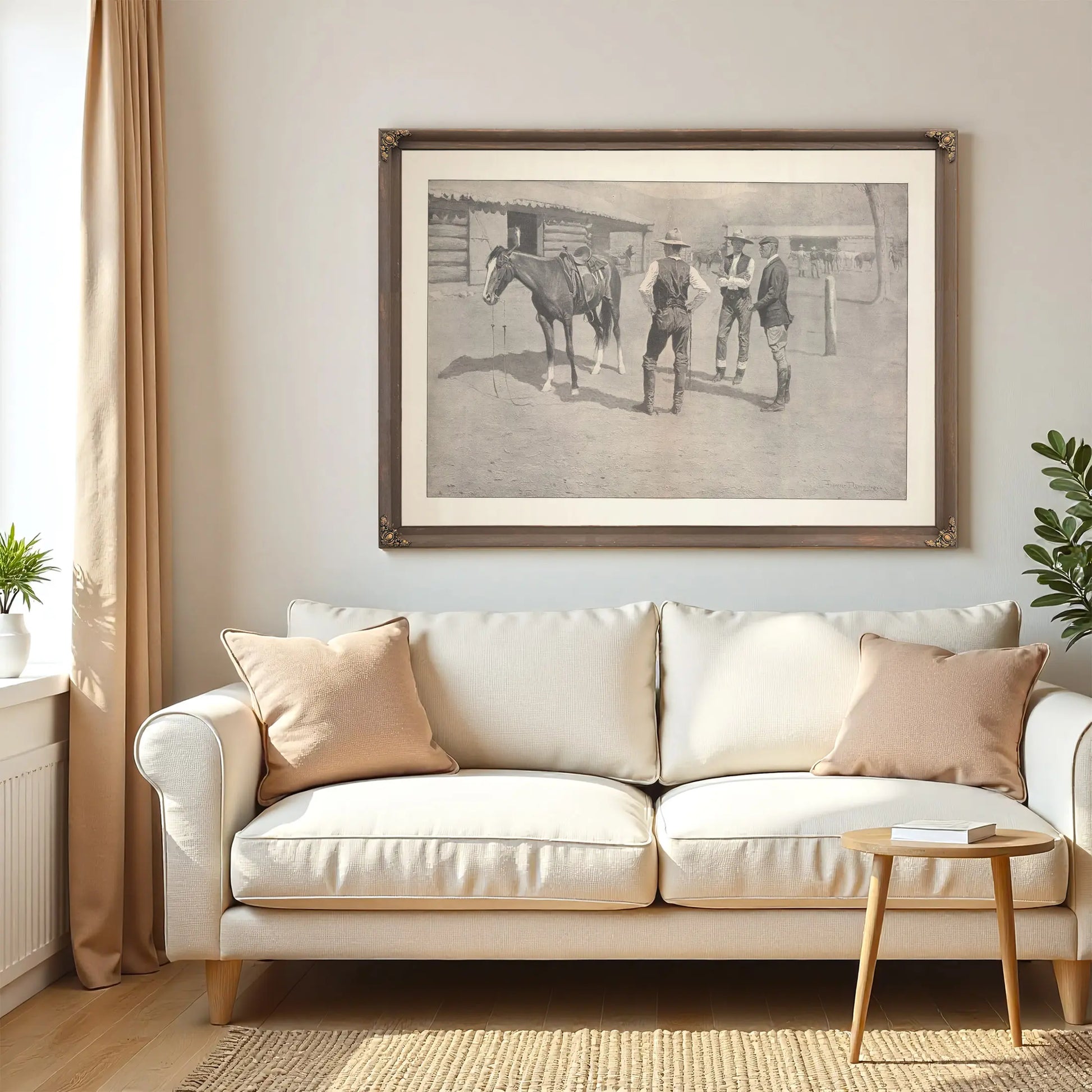 Buying Polo Ponies In The West by Frederic Remington