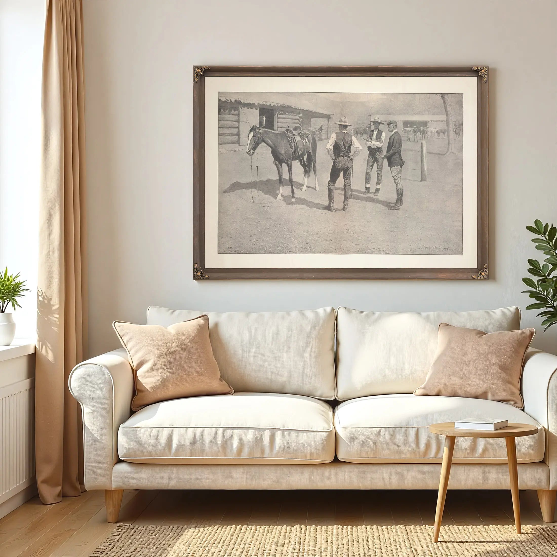 Buying Polo Ponies In The West by Frederic Remington