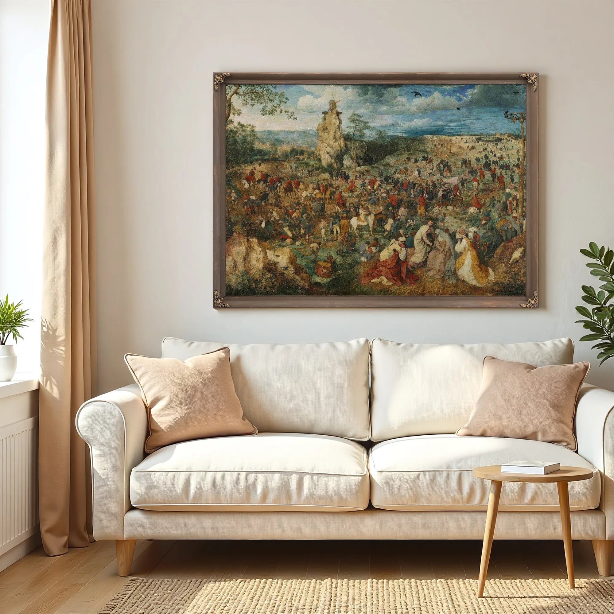 The Procession To Calvary 1564 124X170Cm By The Elder Fine Art Print
