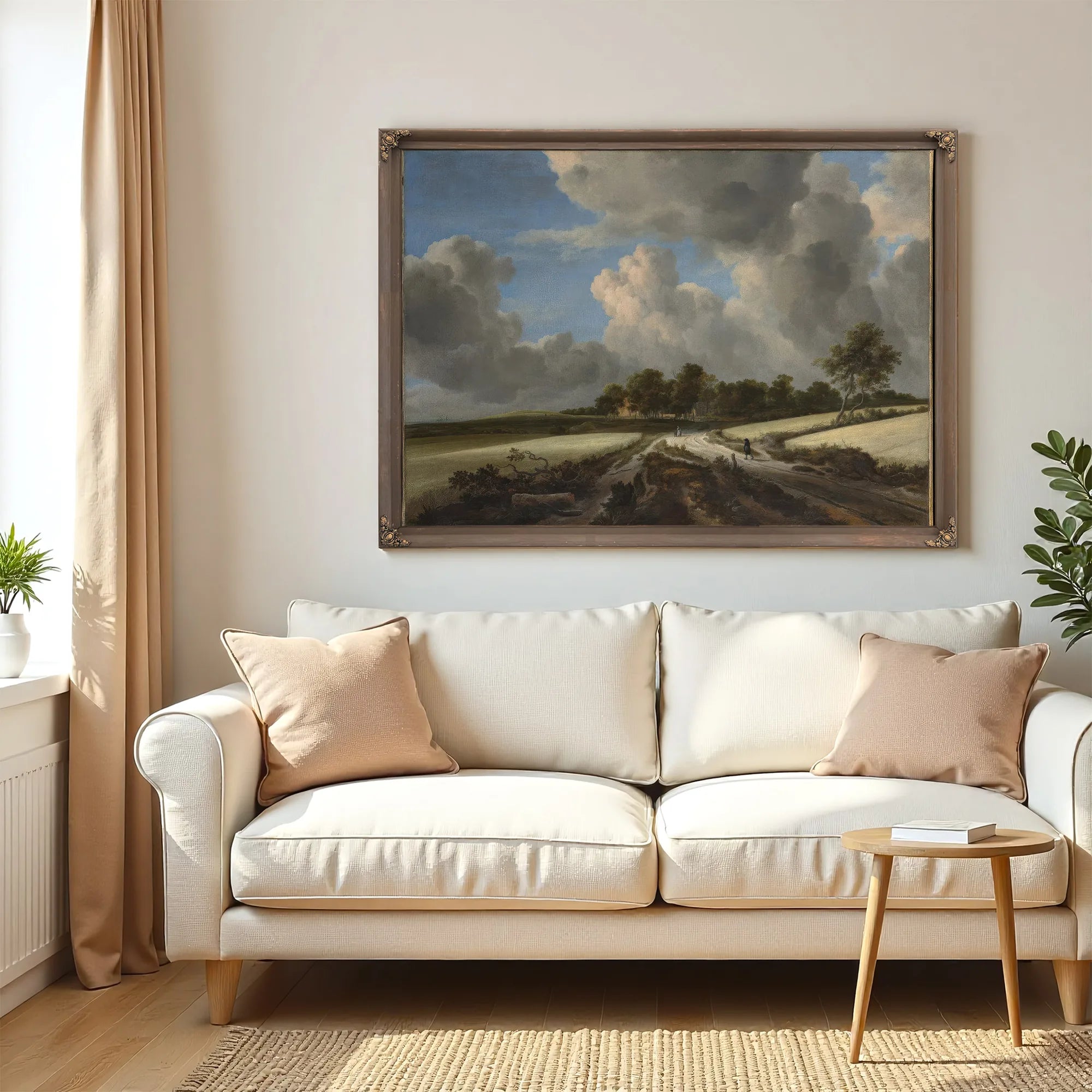 Wheat Fields By Jacob Van Rusdael Fine Art Print