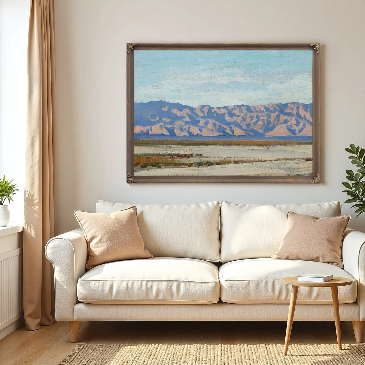 Desert Expanse; Nude Study (Double Sided) By Maynard Dixon Fine Art Print