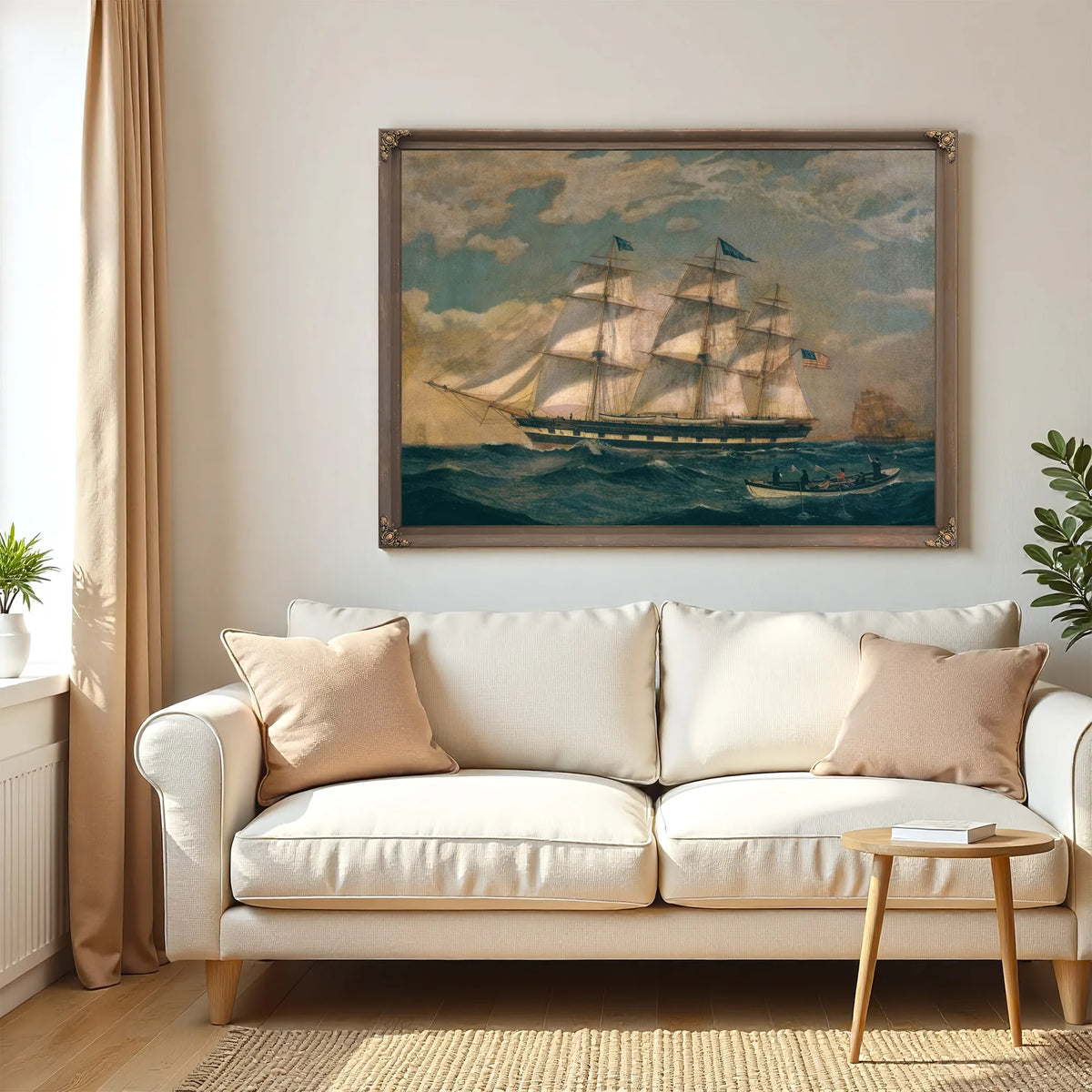 Houqua (Whaling) By Birch Thomas Fine Art Print