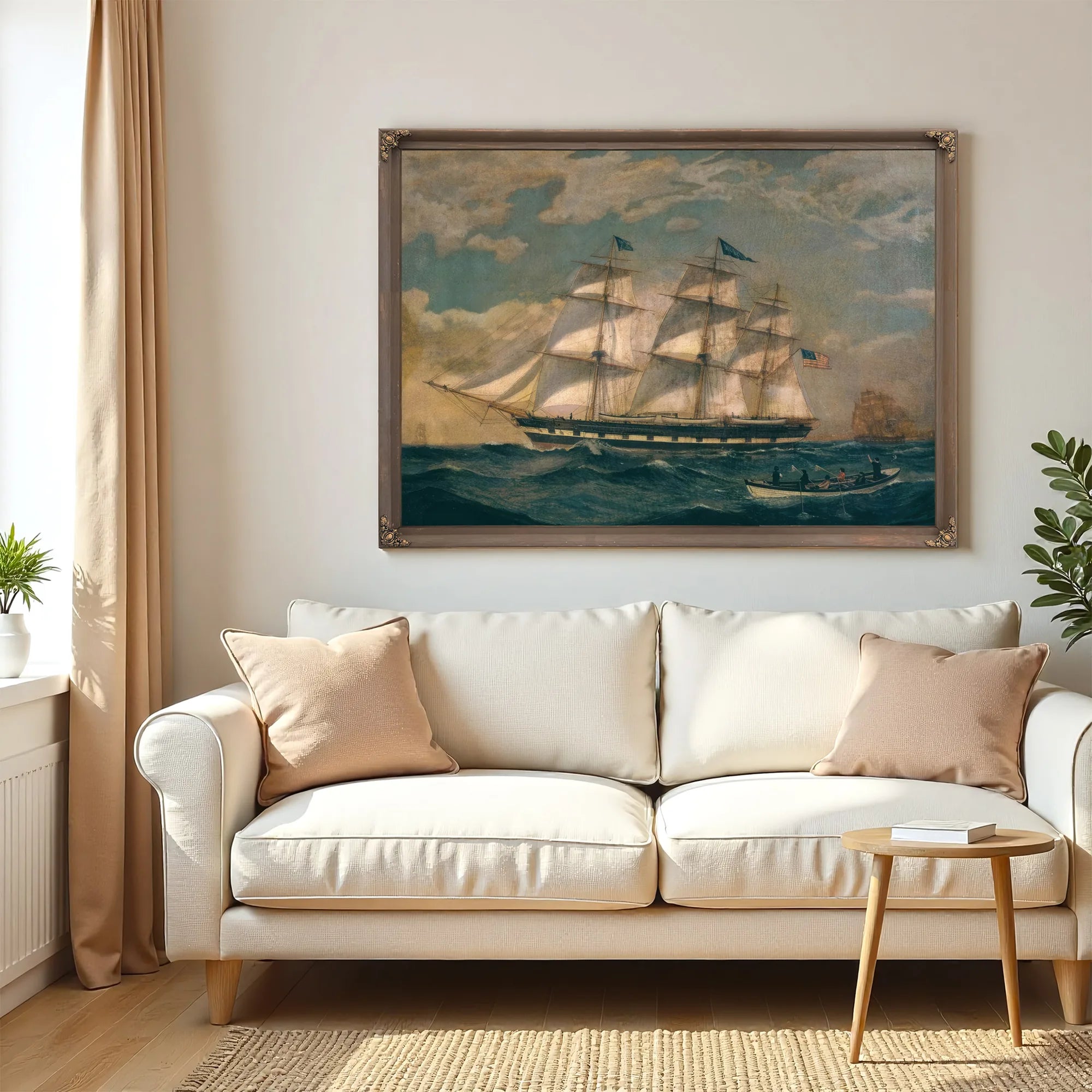 Houqua (Whaling) By Birch Thomas Fine Art Print