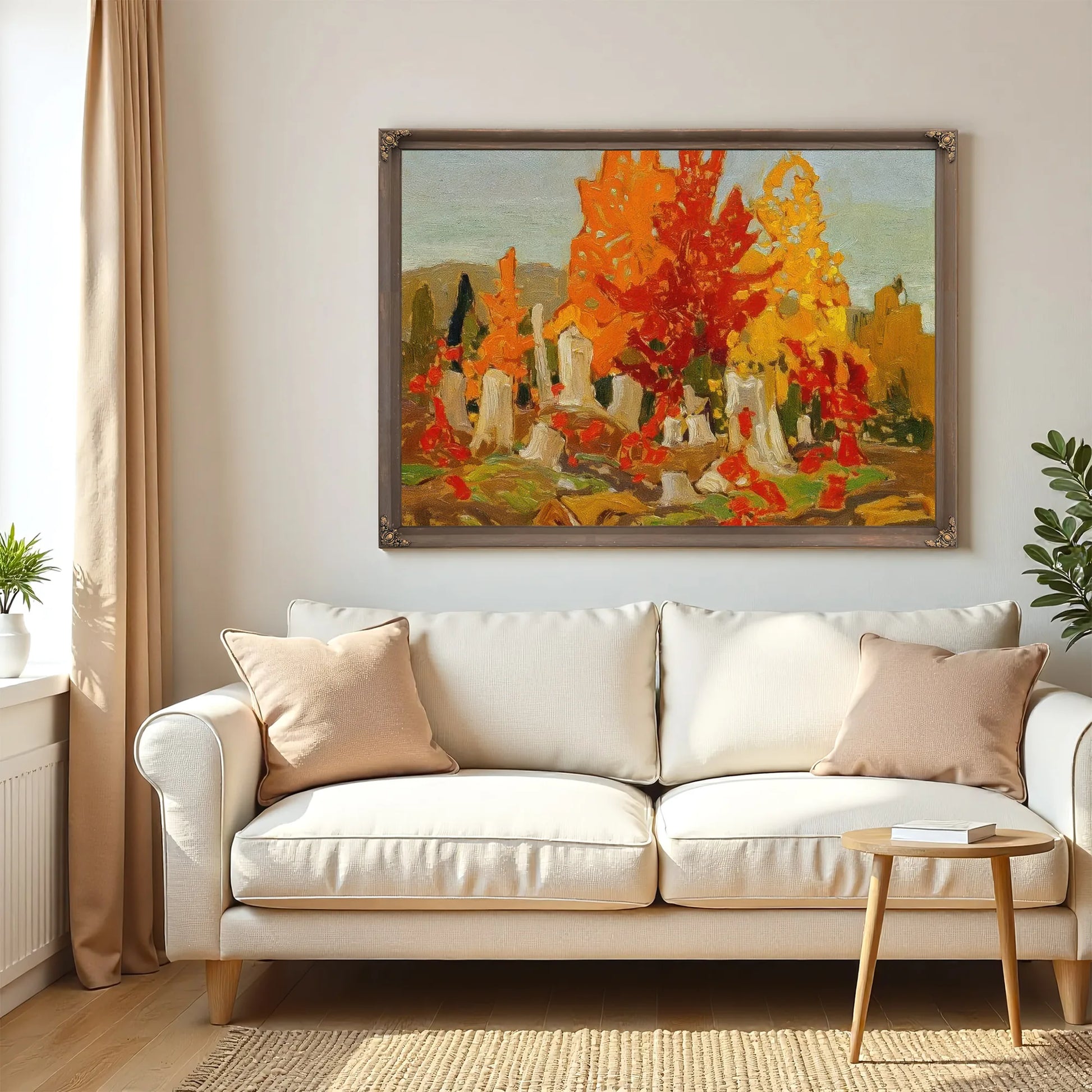 Red Maples By Frank Carmichael Fine Art Print