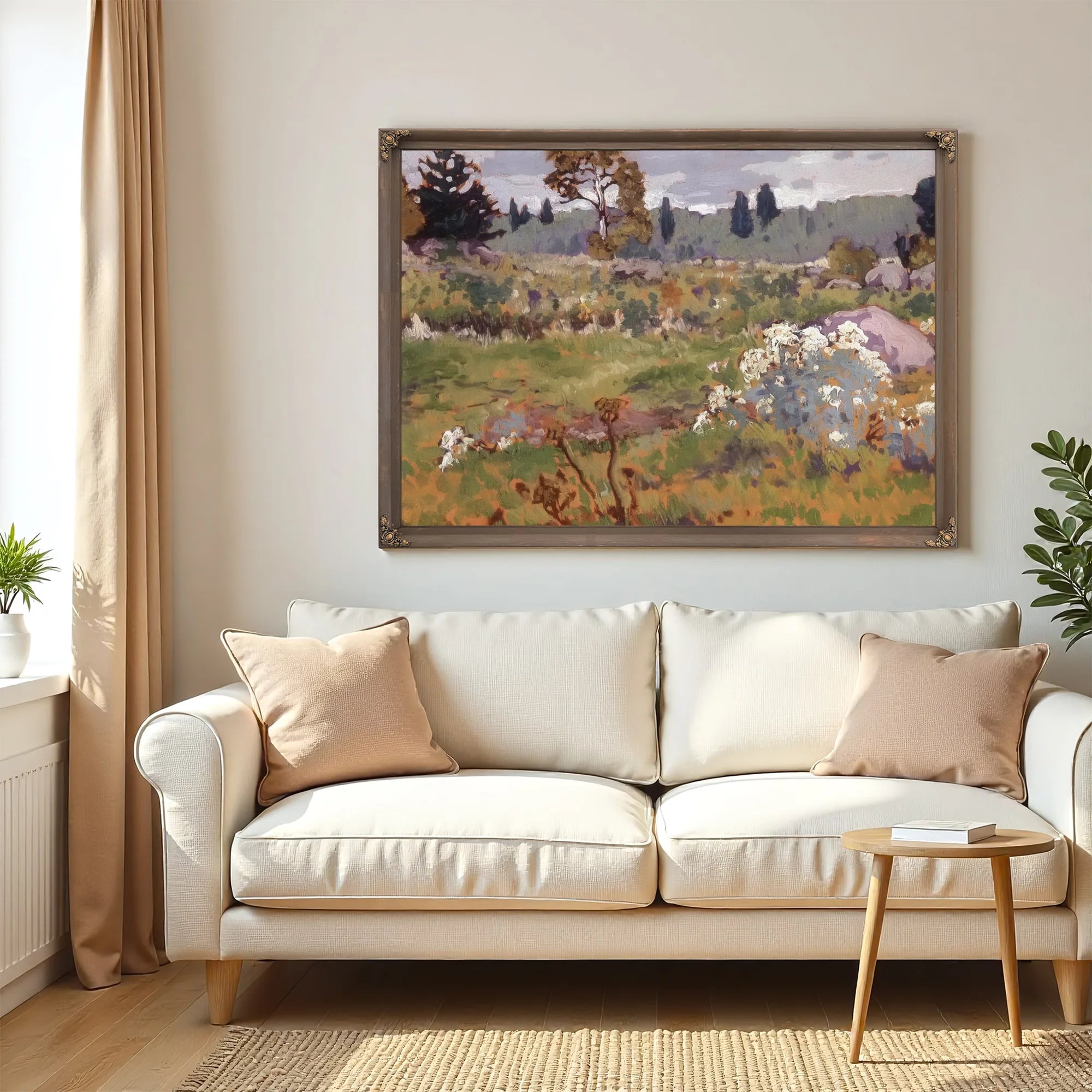 Near The Berry Patch By Frank Johnston Fine Art Print