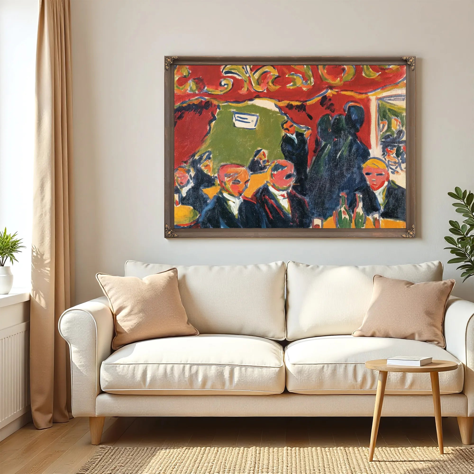 Wine Bar By Ernst Ludwig Kirchner Fine Art Print