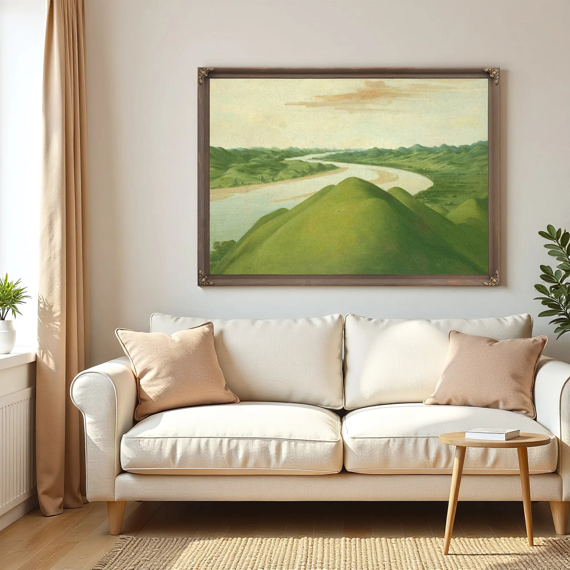 View In The Cross Timbers, Texas By George Catlin Fine Art Print