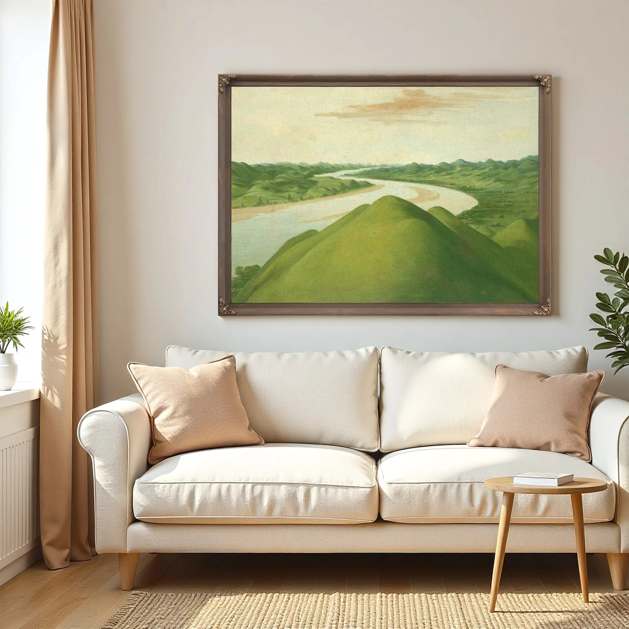 View In The Cross Timbers, Texas By George Catlin Fine Art Print
