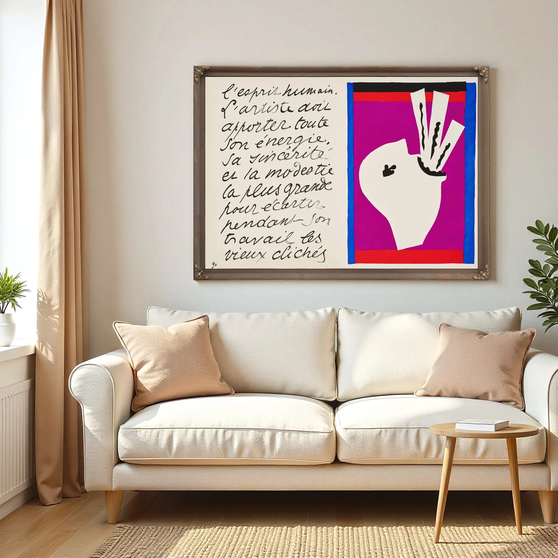 L Avaleur De Sabres (The Sword Swallower) From Jazz by Henri Matisse