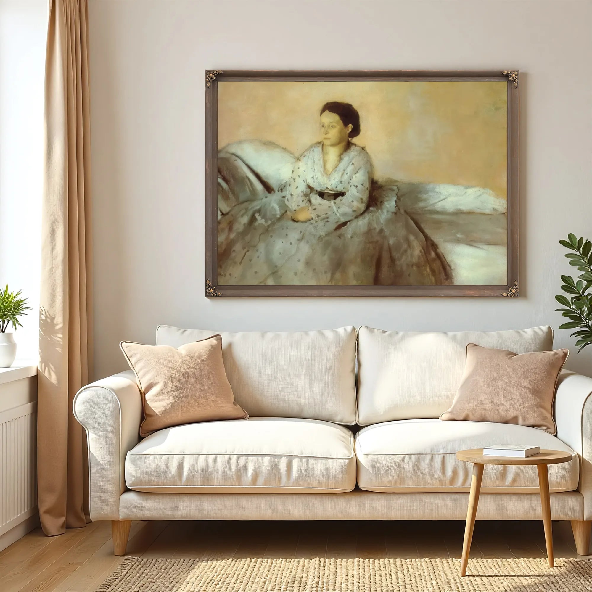 Estelle Musson By Edgar Degas Fine Art Print