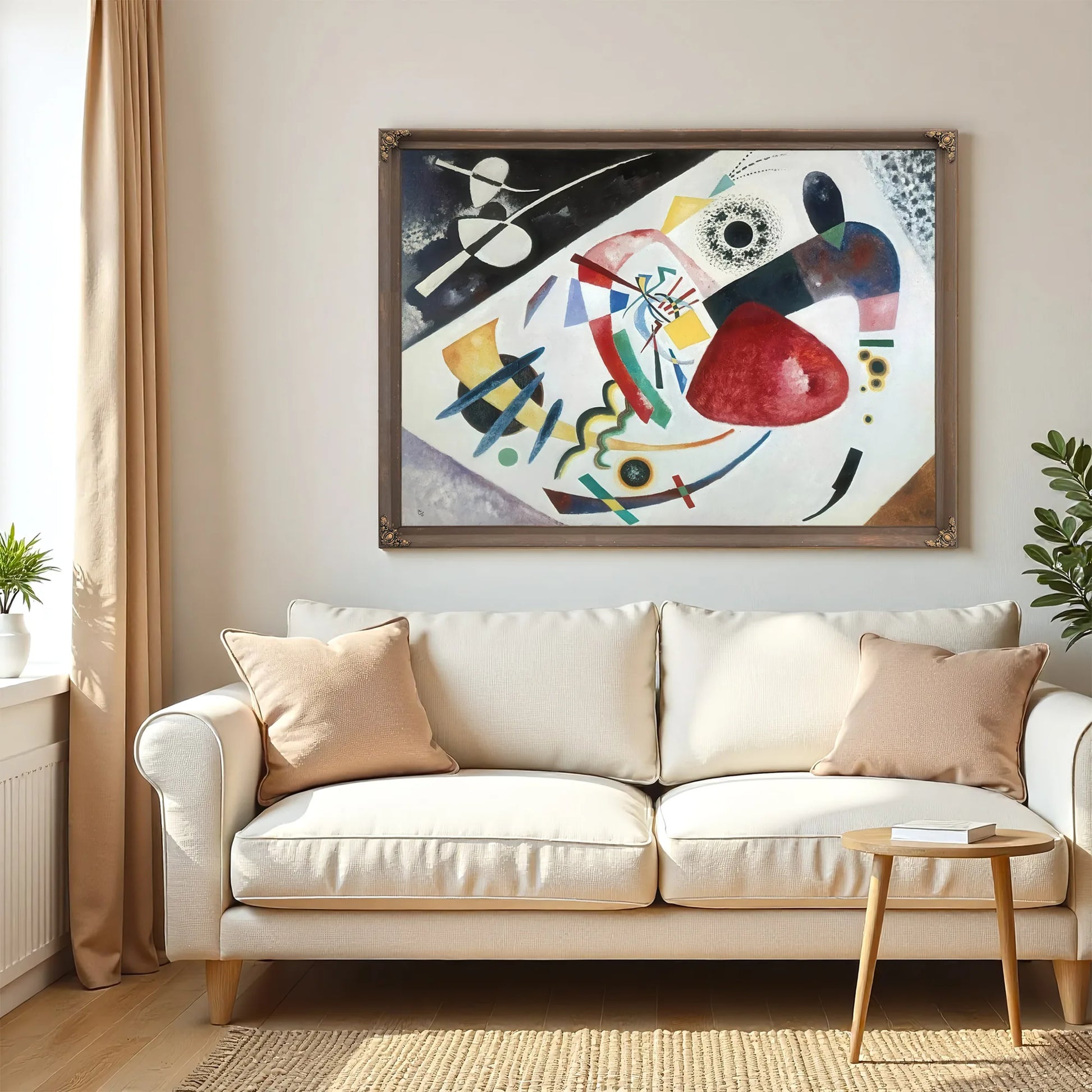 Red Spot Ii By Wassily Kandinsky Fine Art Print