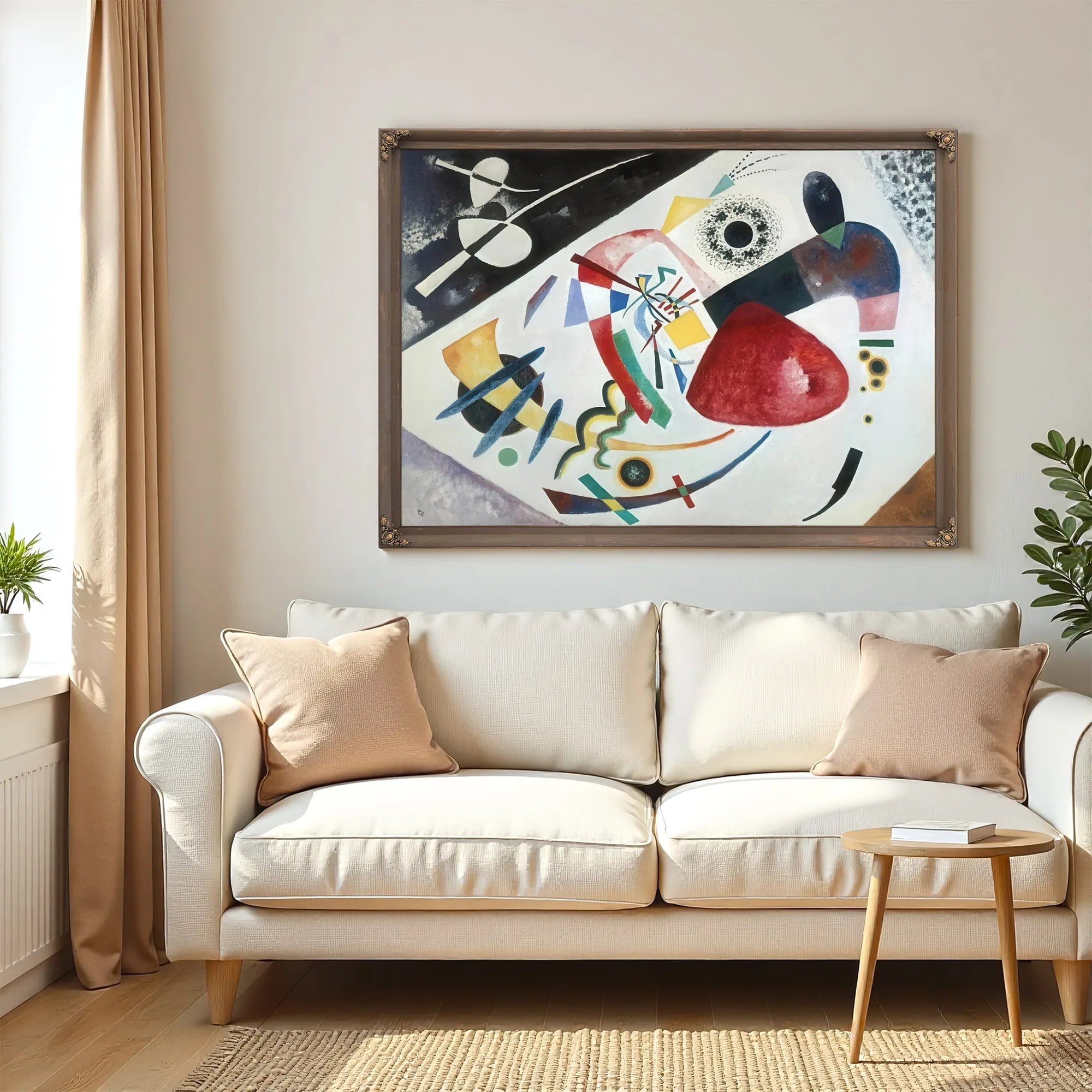 Red Spot Ii By Wassily Kandinsky Fine Art Print